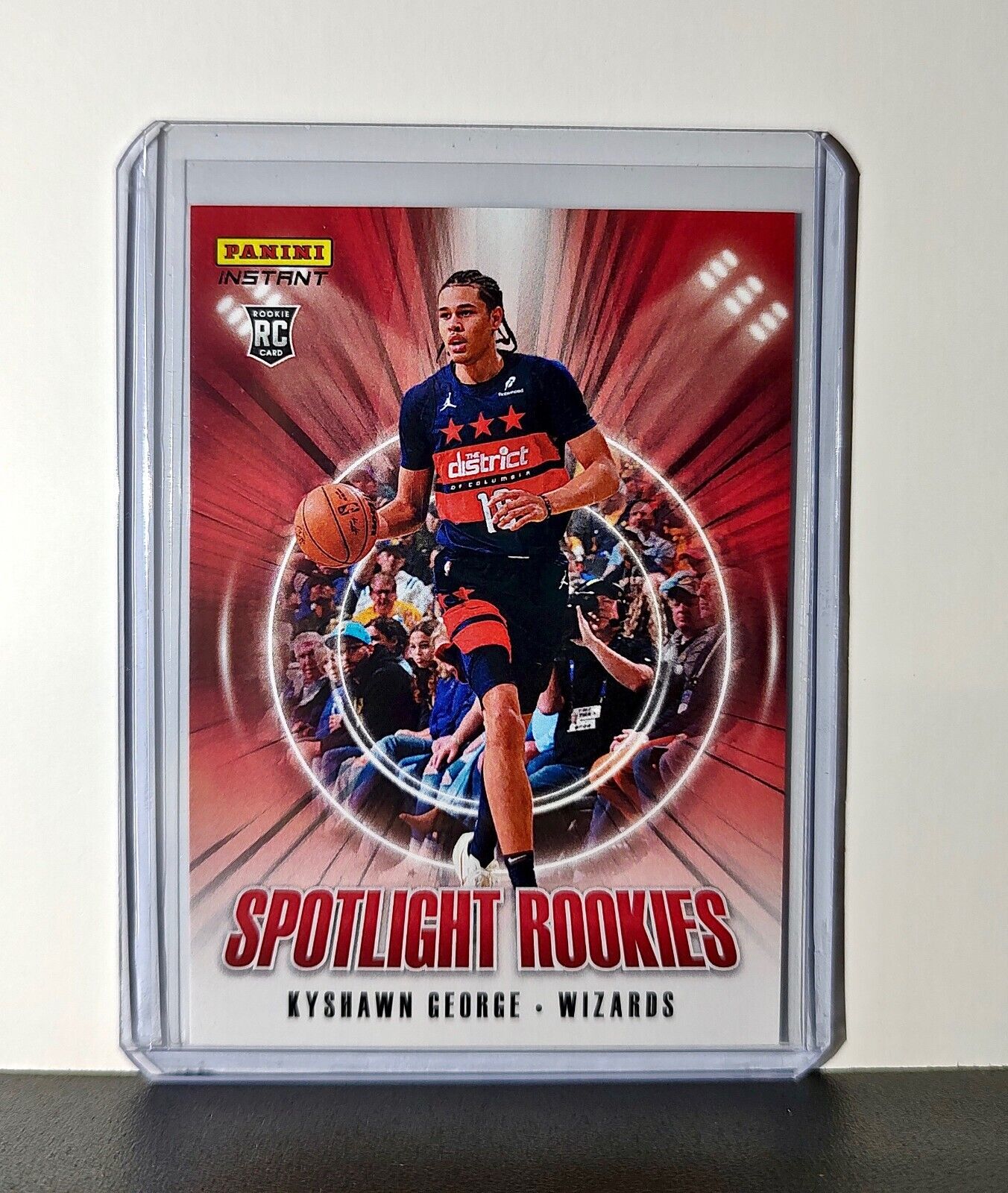Kyshawn George Rookie 2024-25 Panini Spotlight Rookies NBA #23 Wizards 1 of 170