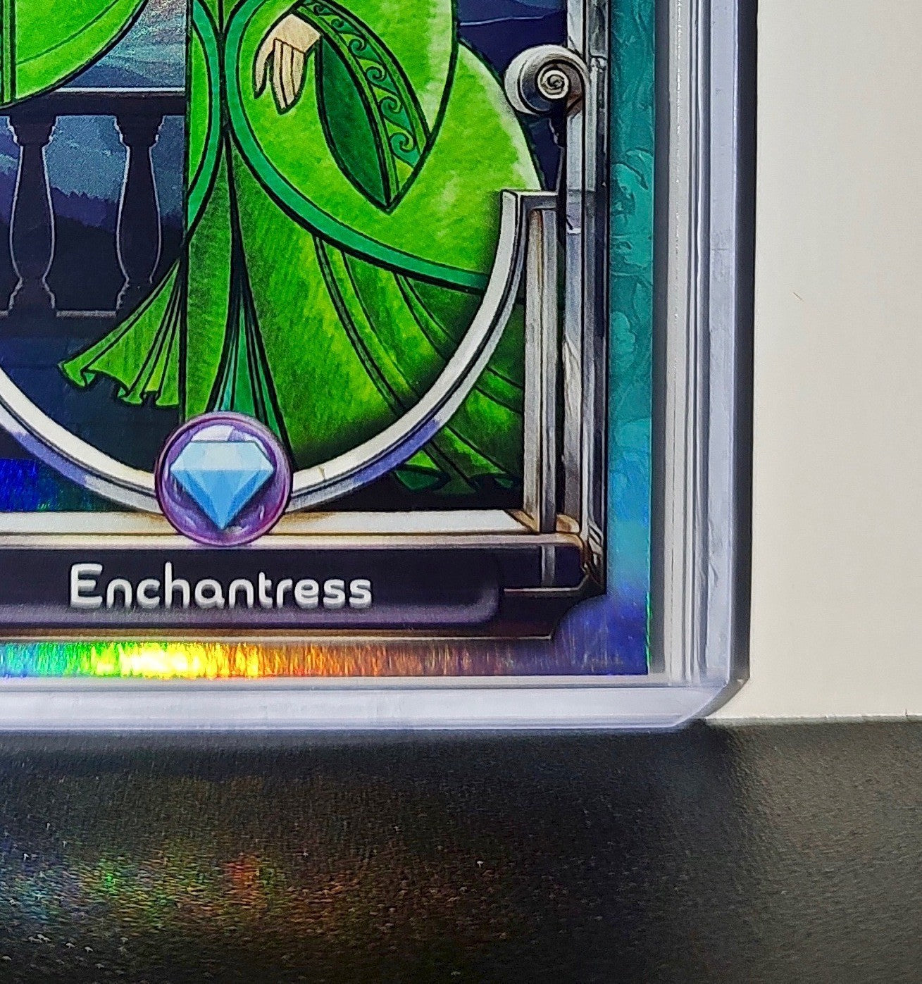 Enchantress 2025 Topps Disney Wonder #128 Diamond Card Beauty and the Beast