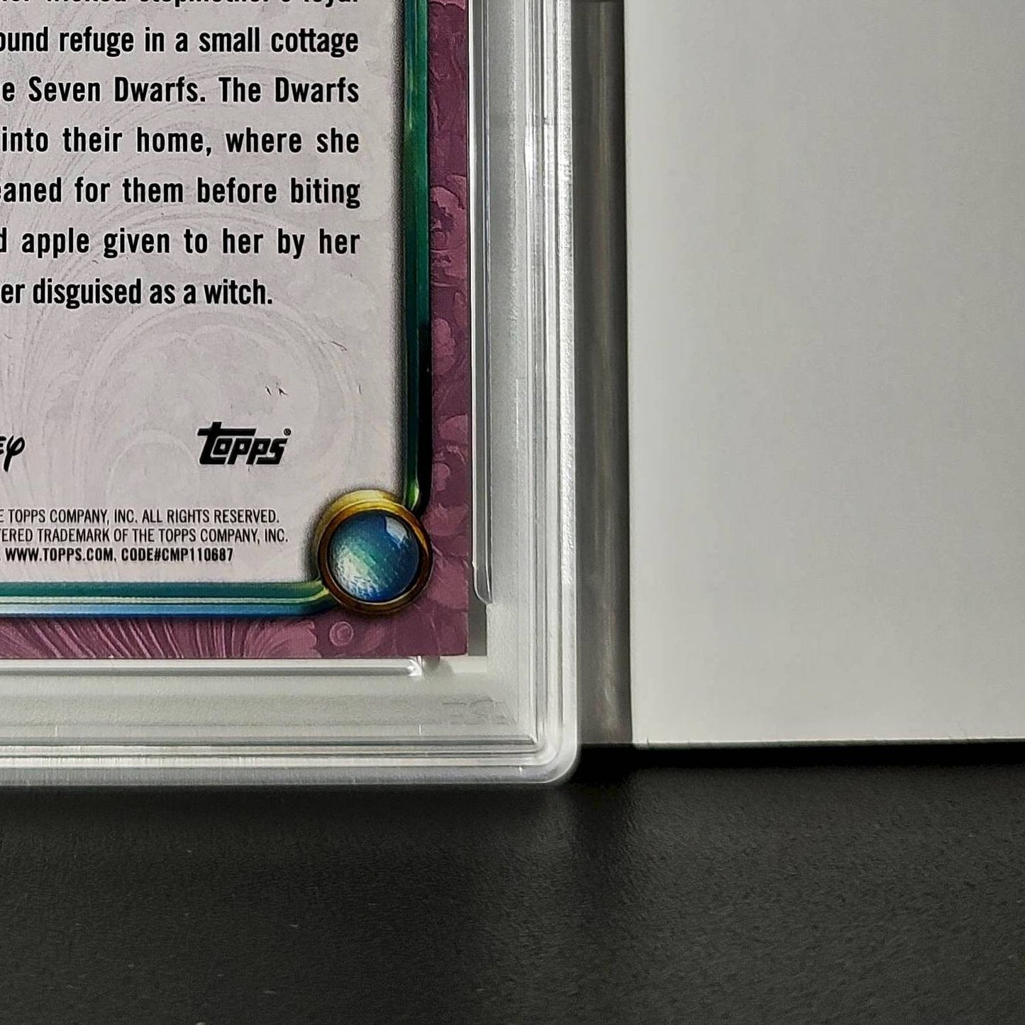 Snow White 2025 Topps Disney Cartoon Princess #151 Card PSA 8