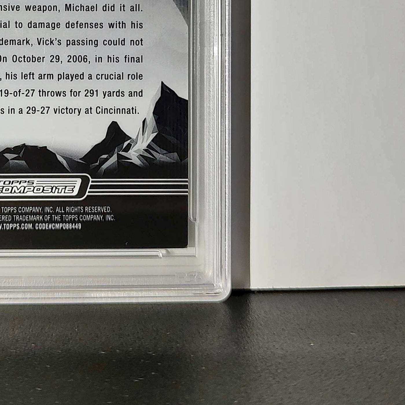 Michael Vick 2023 Topps Midnight 15/75 #302 Dusk PSA 9 Mint