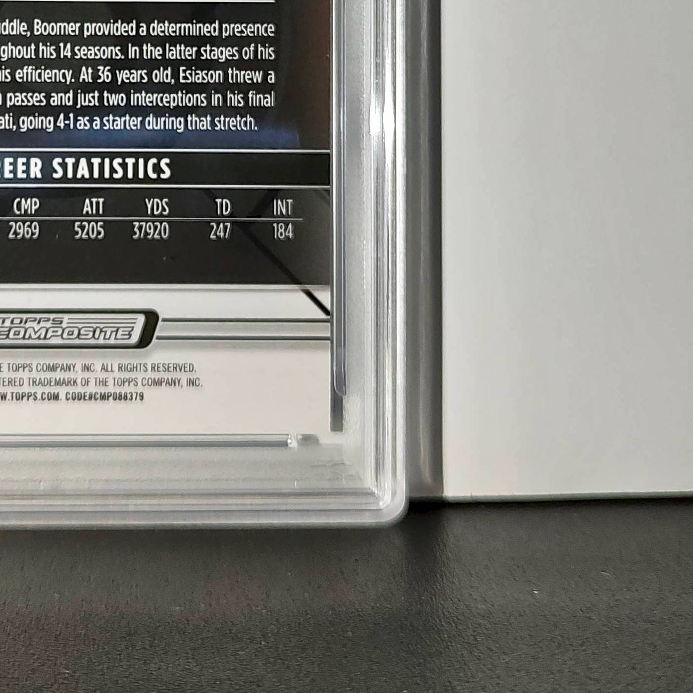 Boomer Esiason 2023 Topps Finest 084/199 #167 Blue Refractor PSA 10 Gem Mint