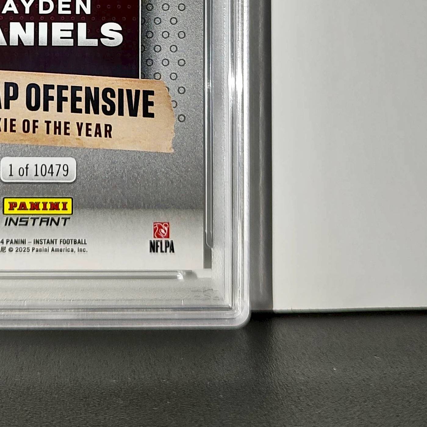 Jayden Daniels 2024 Panini NFL AP Offensive Rookie of the Year Commanders PSA 10