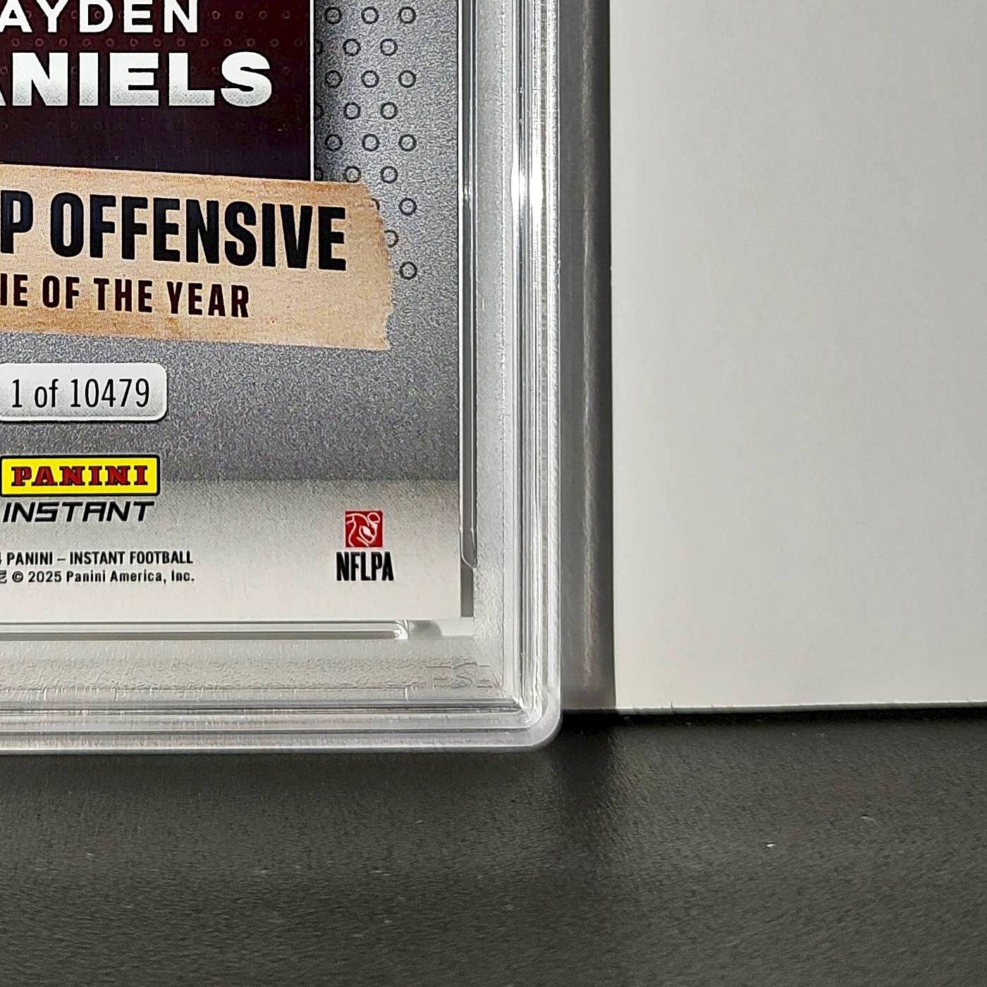 Jayden Daniels 2024 Panini NFL AP Offensive Rookie of the Year Commanders PSA 10