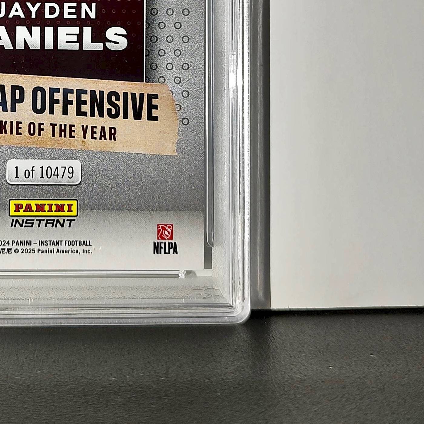 Jayden Daniels 2024 Panini NFL AP Offensive Rookie of the Year Commanders PSA 10