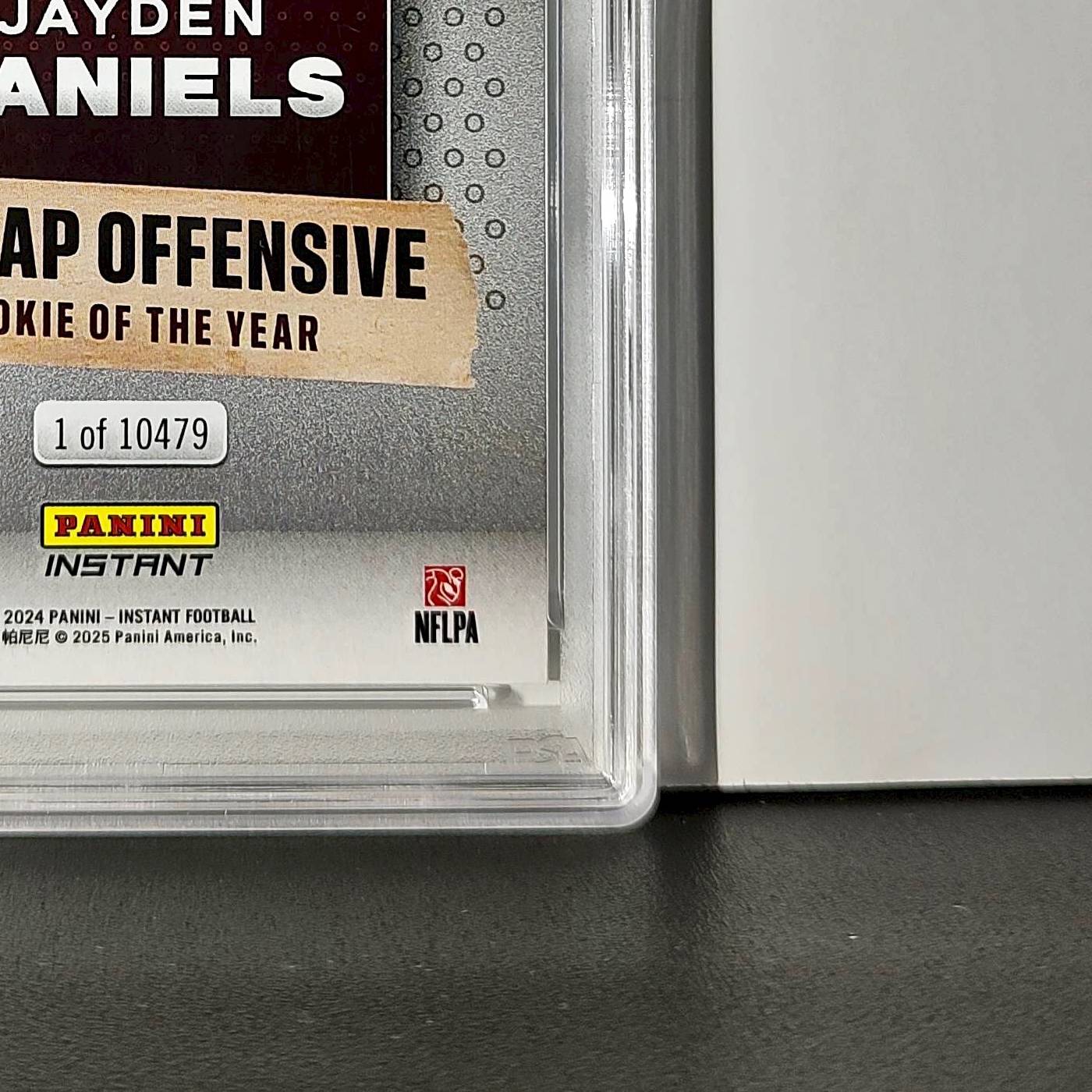 Jayden Daniels 2024 Panini NFL AP Offensive Rookie of the Year Commanders PSA 10