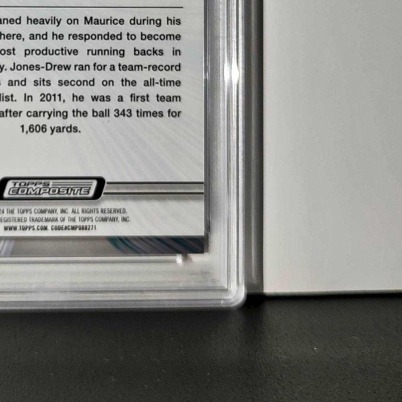 Maurice Jones-Drew 2023 Topps #87 4/5 Resurgence Red Power Surge PSA 9 Mint