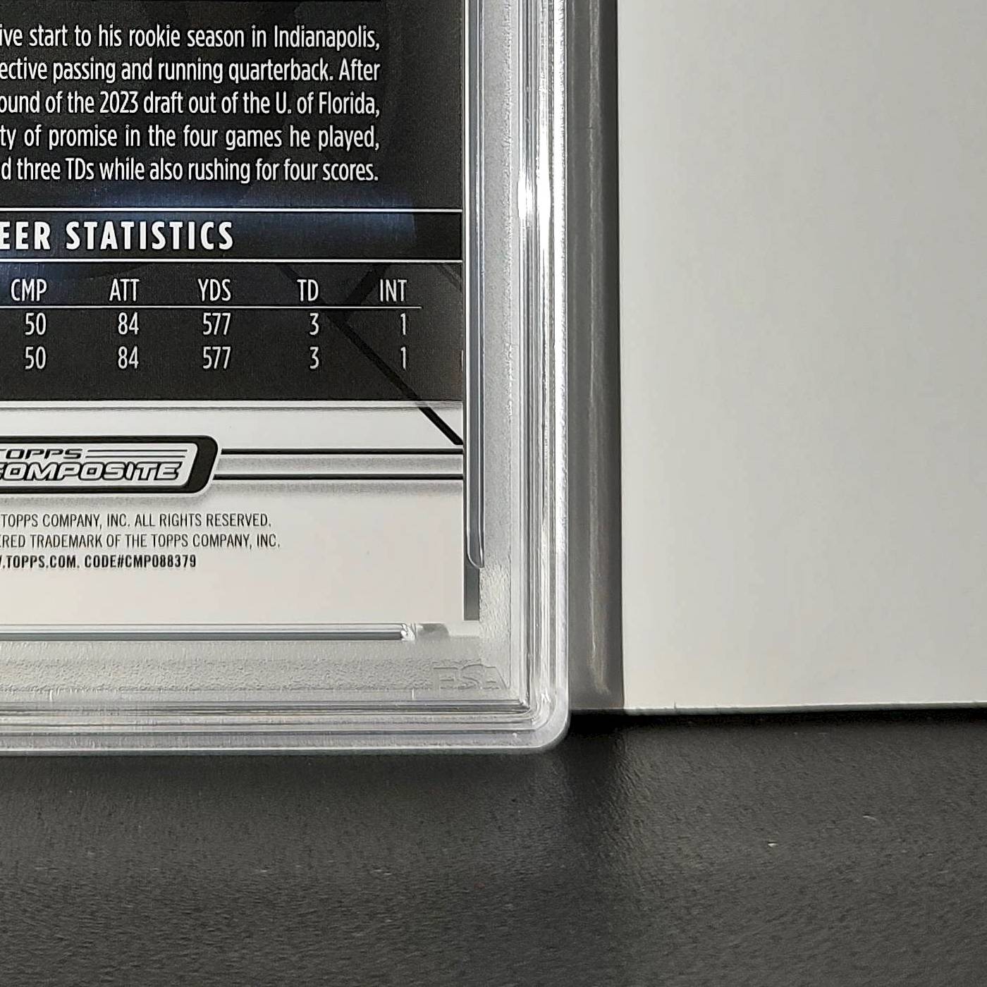 Anthony Richardson 2023 Topps 204/325 Fineest #194 Sky Blue Refractors PSA 10