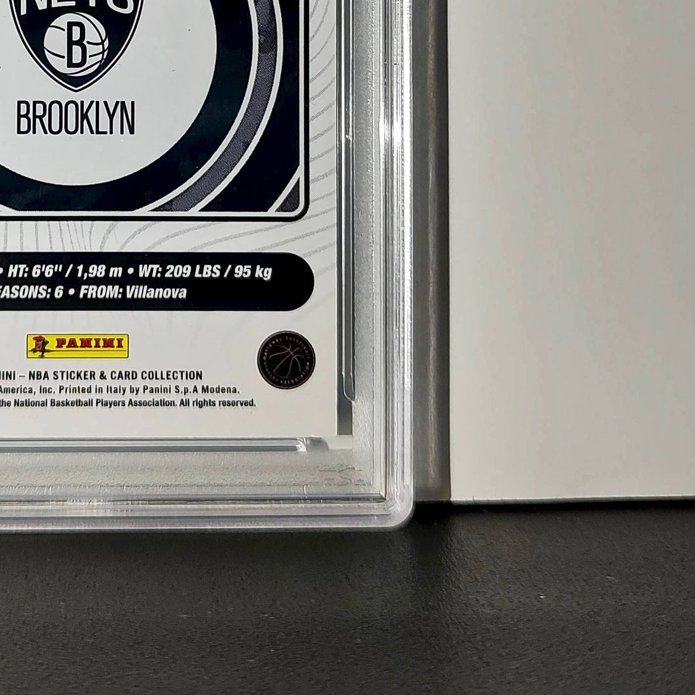 Mikal Bridges 2023-24 Panini Sticker Cards #14 042/200 Blue Foil PSA 8 NM-MT