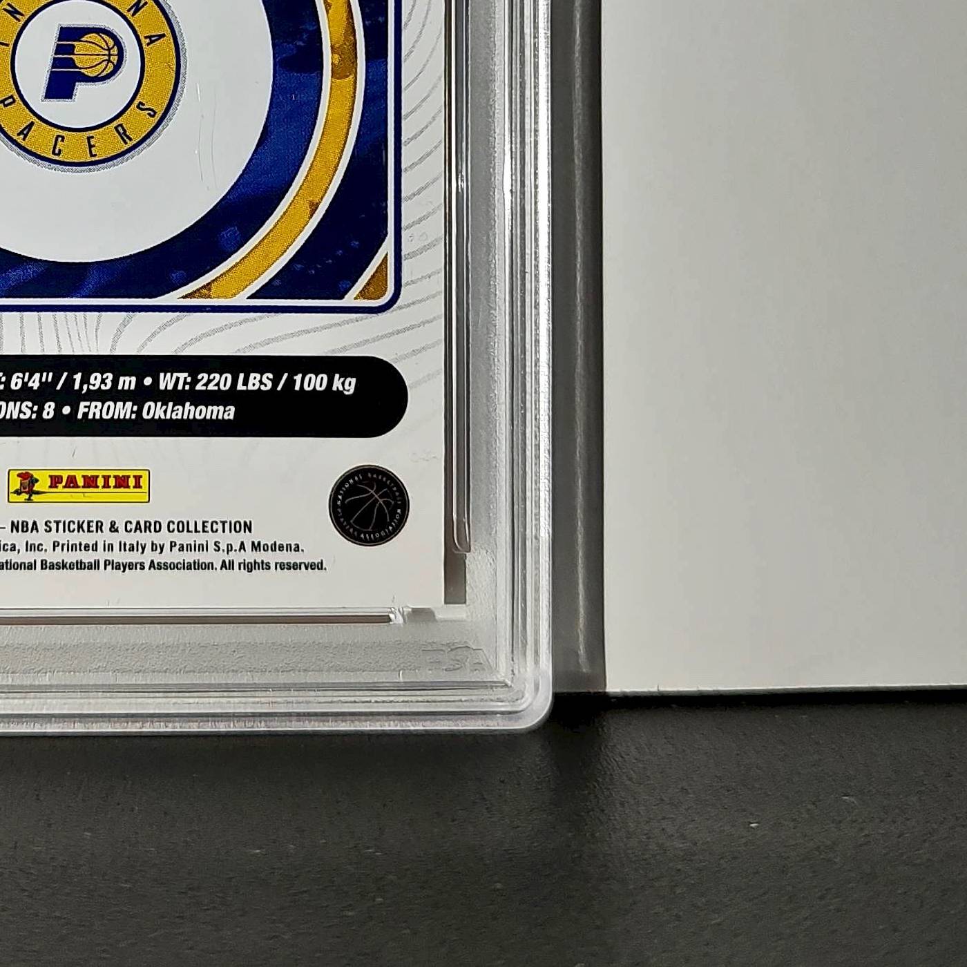 Buddy Held 2023-24 Panini Sticker Cards #67 034/050 Orange Foil PSA 8 NM-MT