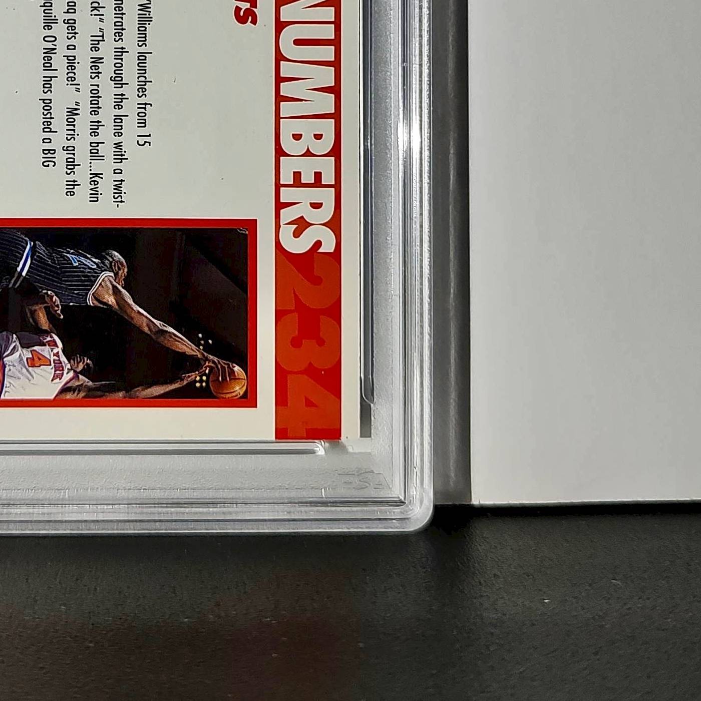 Shaquille O'Neal 1994 NBA Hoops Big Numbers #BN5 Rainbow PSA 6 EX-MT