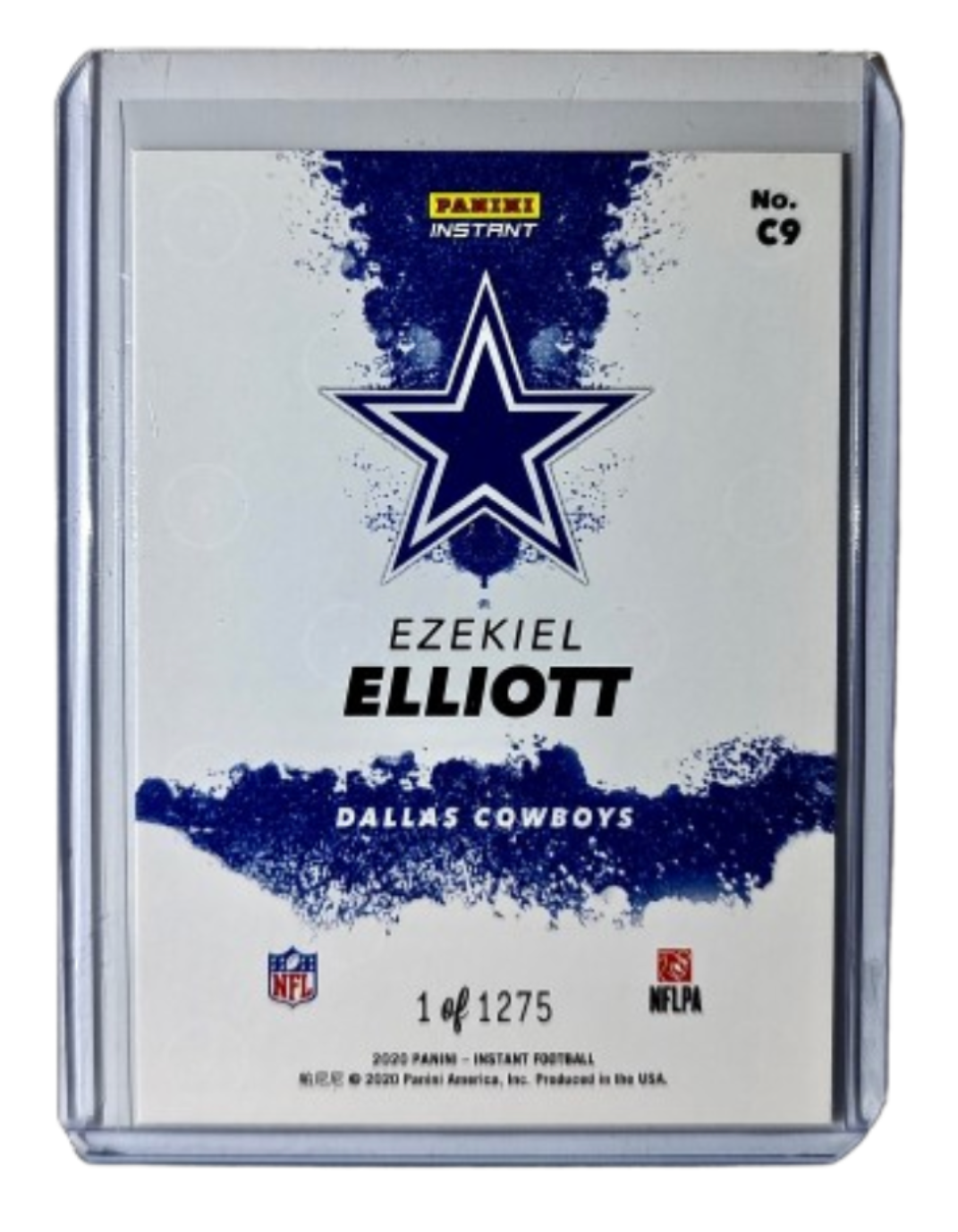 Ezekiel Elliott 2020 Panini NFL Instant My City #9 Football Card 1 of 1275
