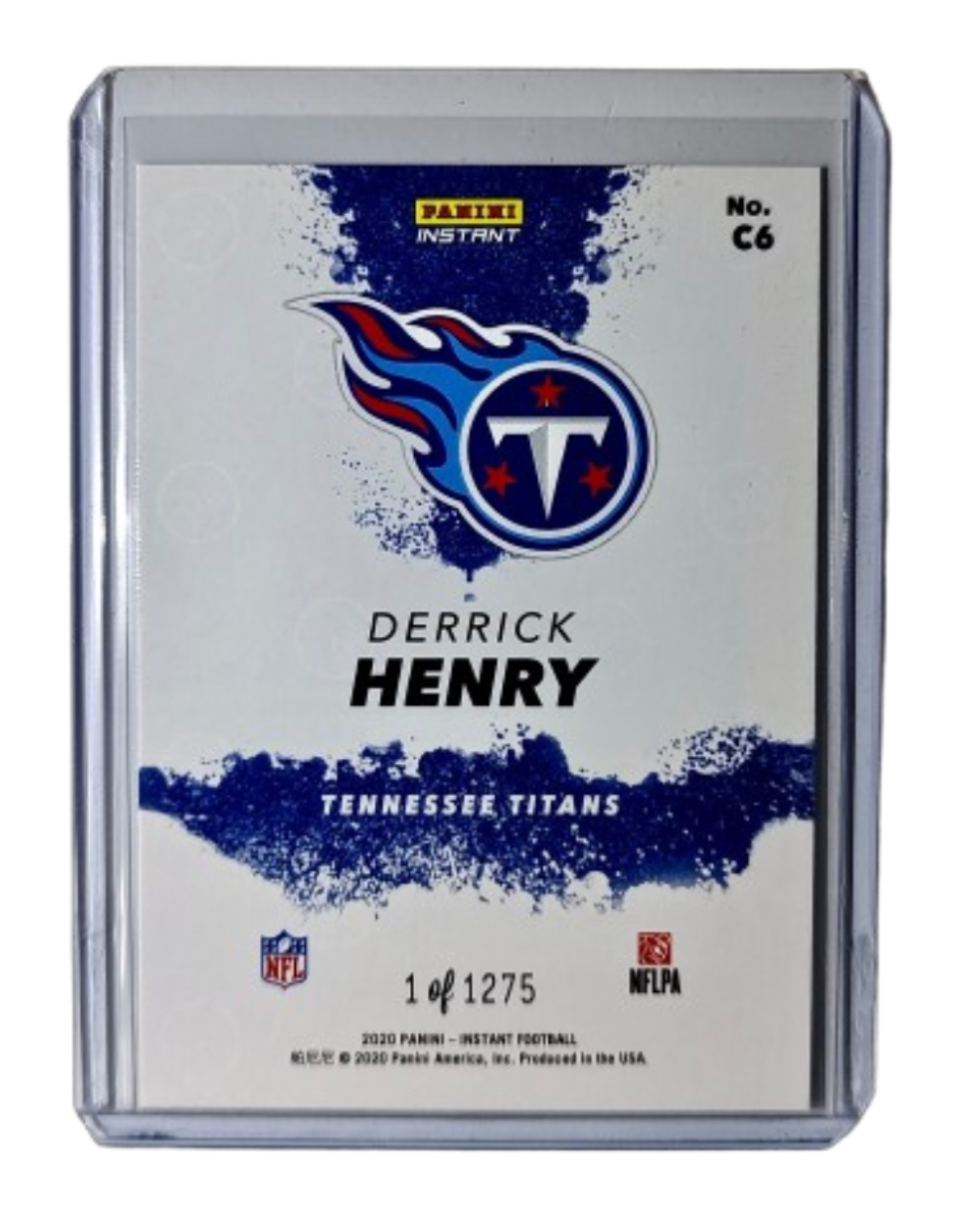 Derrick Henry 2020 Panini NFL Instant My City #6 Football Card 1 of 1275