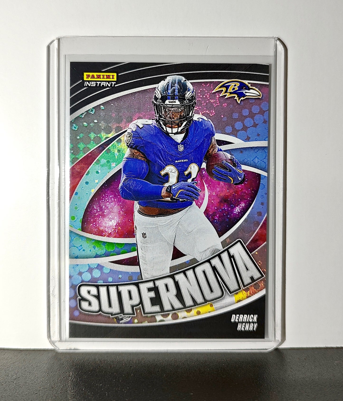 Derrick Henry 2024 Panini Supernova NFL #12 Football Baltimore Ravens 1/451
