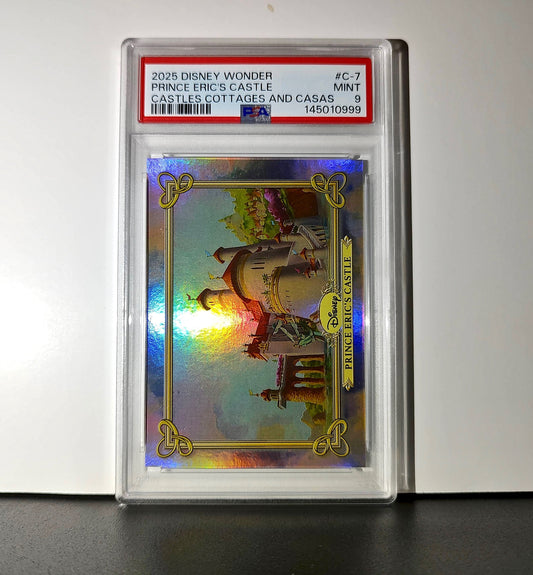 Prince Eric's Castle 2025 Topps Disney #C-7 The Little Mermaid PSA 9 Mint