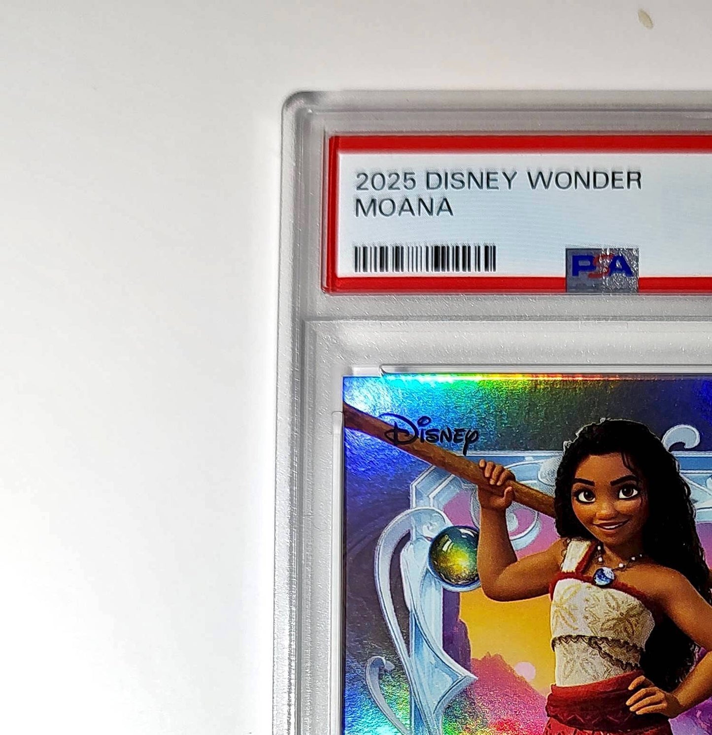 Moana 2025 Topps Disney Cartoon Princess #162 Card Moana PSA 9 MT