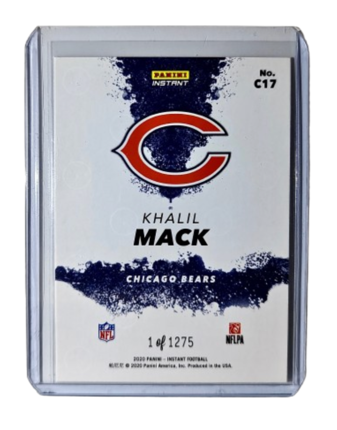 Khalil Mack 2020 Panini NFL Instant My City #17 Football Card 1 of 1275