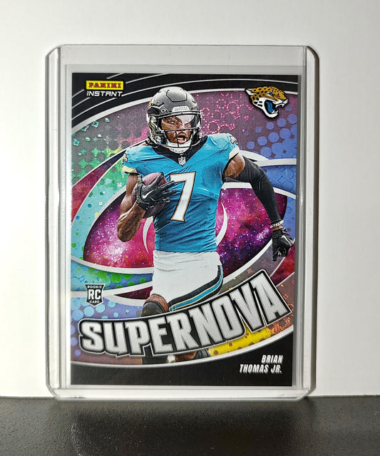 Brian Thomas Jr. Rookie 2024 Panini Supernova NFL #21 Card Jaguars 1/451