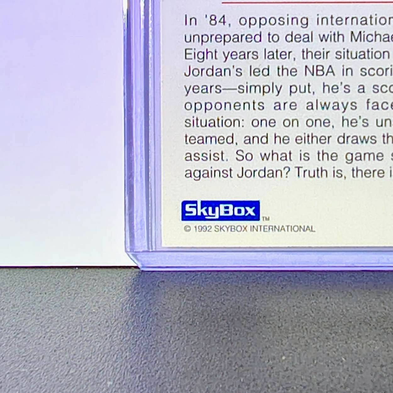 Michael Jordan 1992-93 Skybox USA Basketball #39 Basketball Card Chicago Bulls