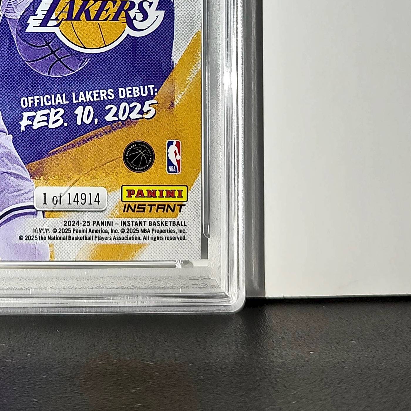 Luka Doncic 2024 Panini Instant NBA Lakers Debut #LD-LAL Card PSA 10 Gem Mint