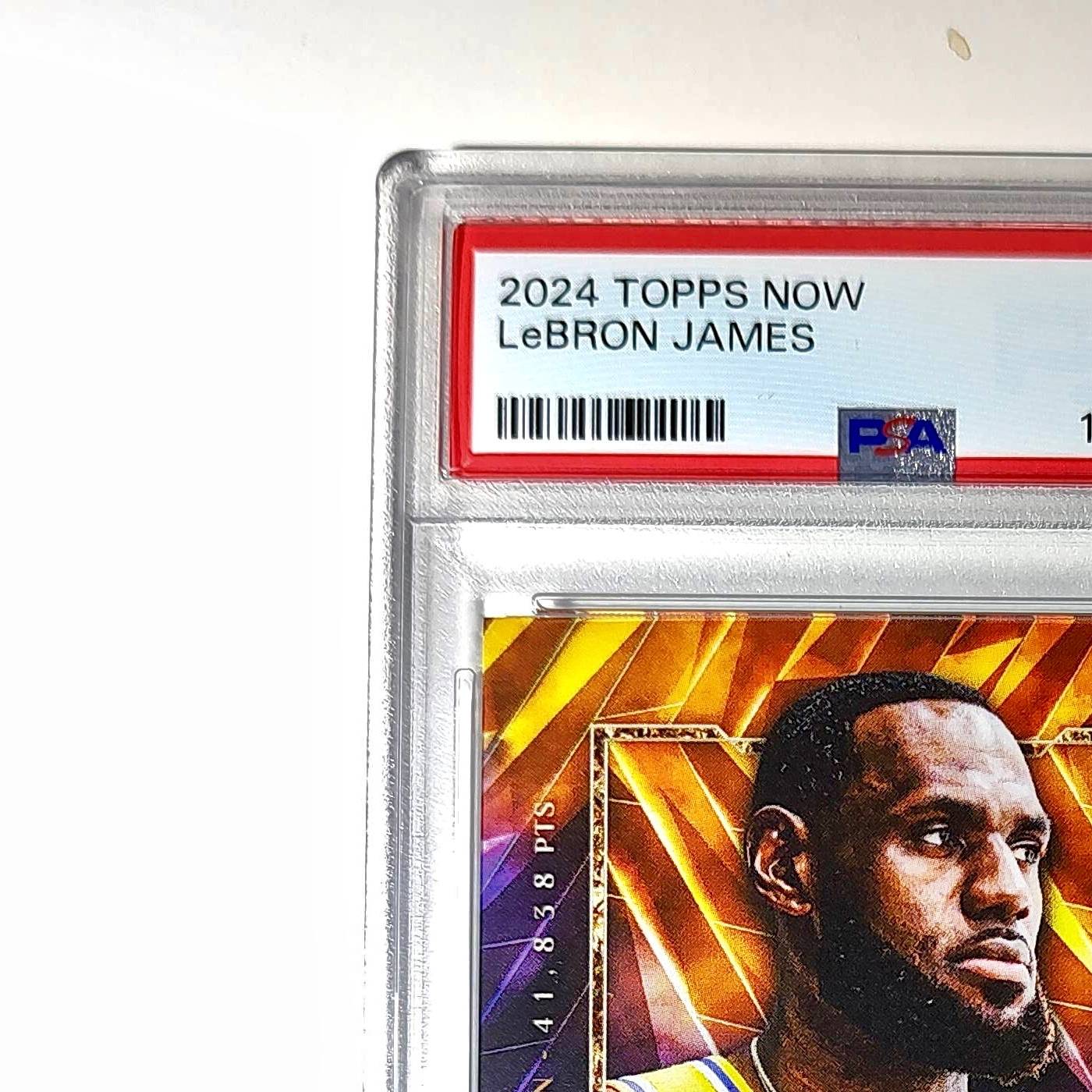 Lebron James 2024 Topps Now 50k Career Points #12 Card PSA 9 Mint