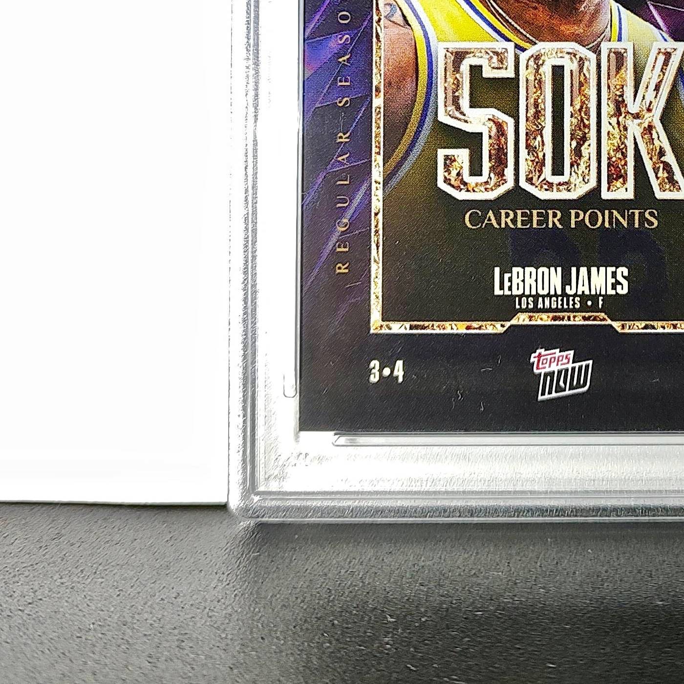 Lebron James 2024 Topps Now 50k Career Points #12 Card PSA 9 Mint