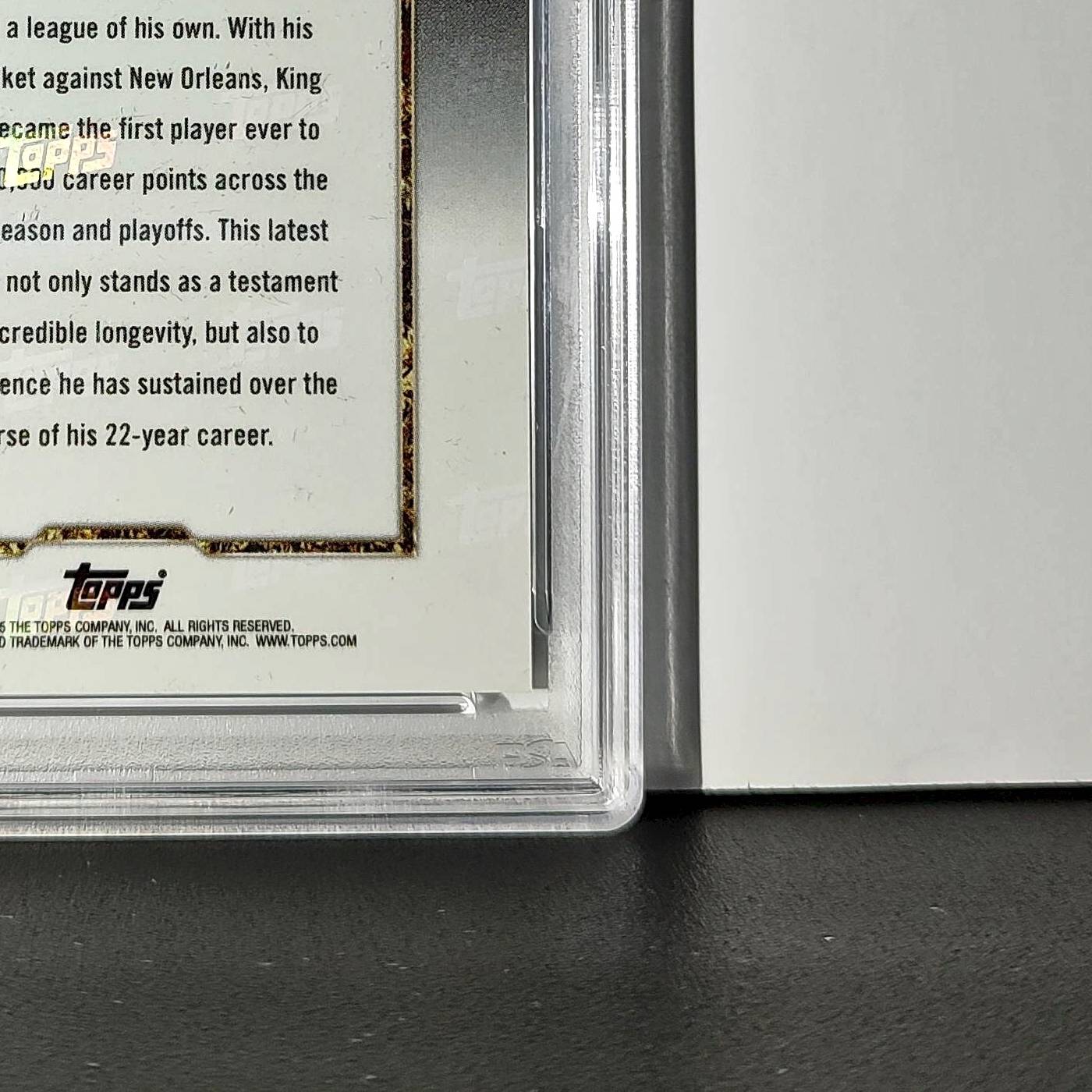 Lebron James 2024 Topps Now 50k Career Points #12 Card PSA 9 Mint