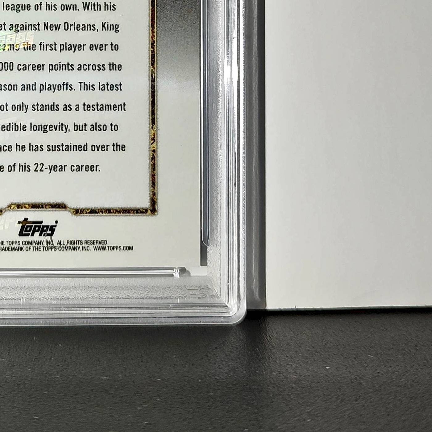 Lebron James 2024 Topps Now 50k Career Points #12 Card PSA 8 NM-MT