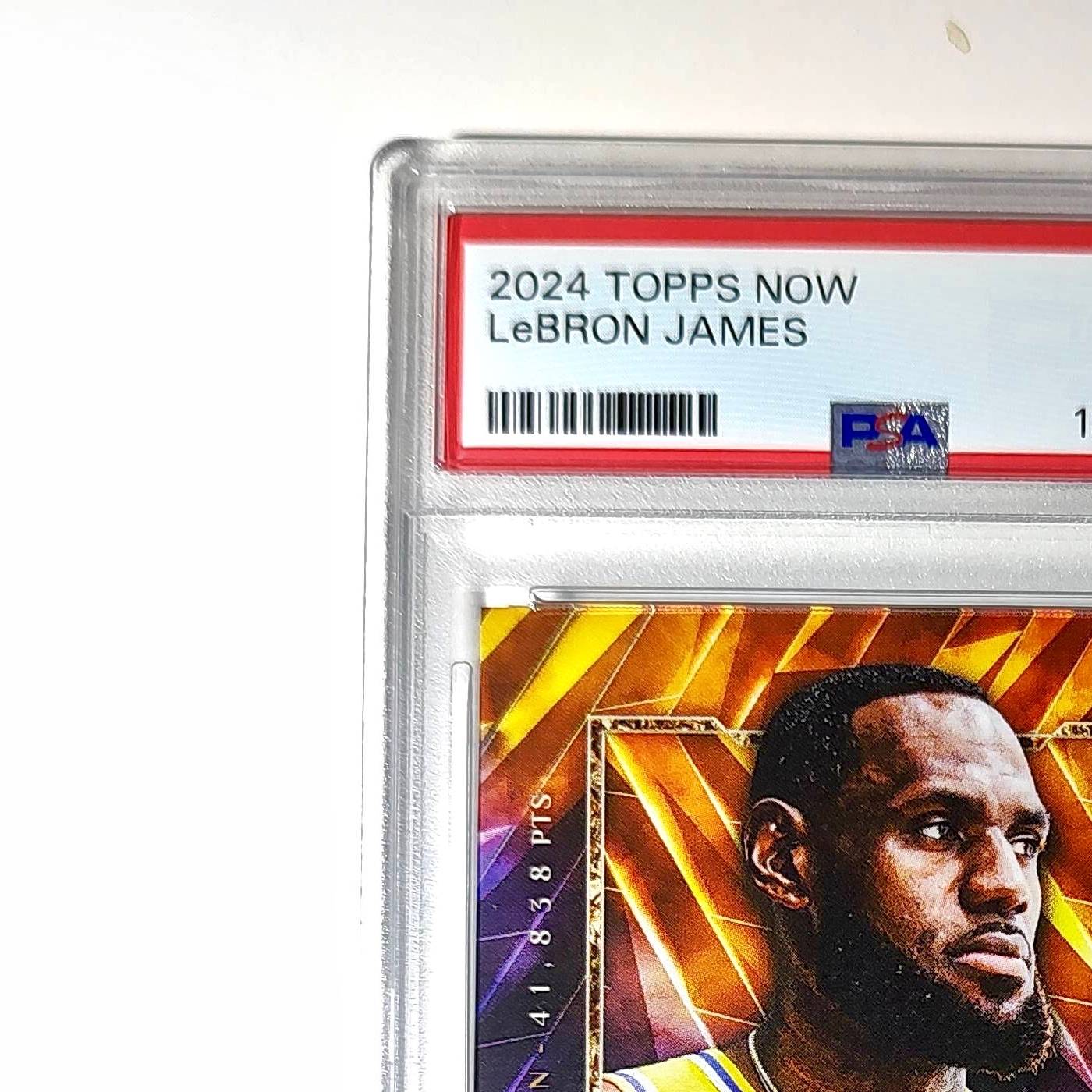 Lebron James 2024 Topps Now 50k Career Points #12 Card PSA 9 Mint