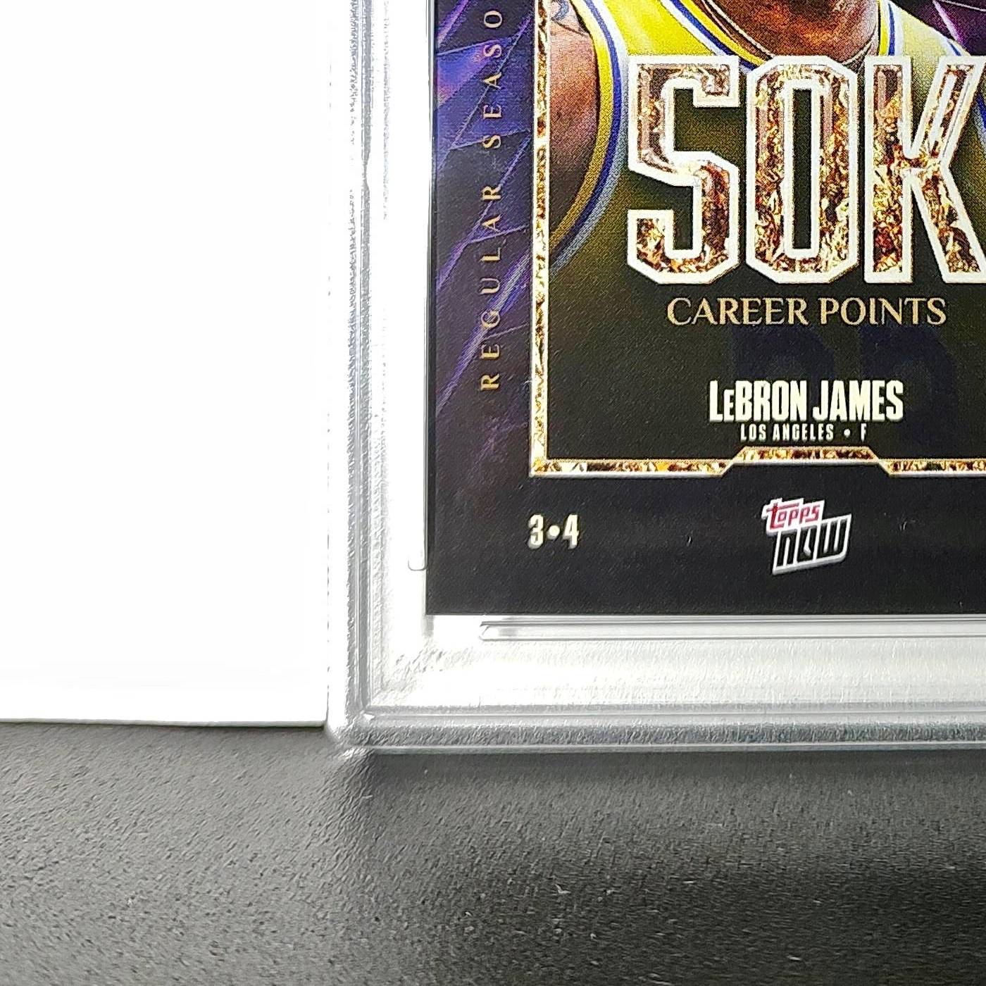 Lebron James 2024 Topps Now 50k Career Points #12 Card PSA 9 Mint