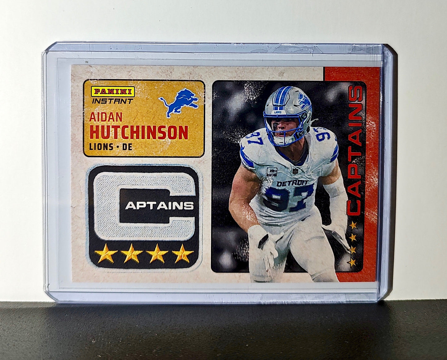Aidan Hutchinson 2024 Panini Captains NFL #34 Card Detroit Lions 1/351