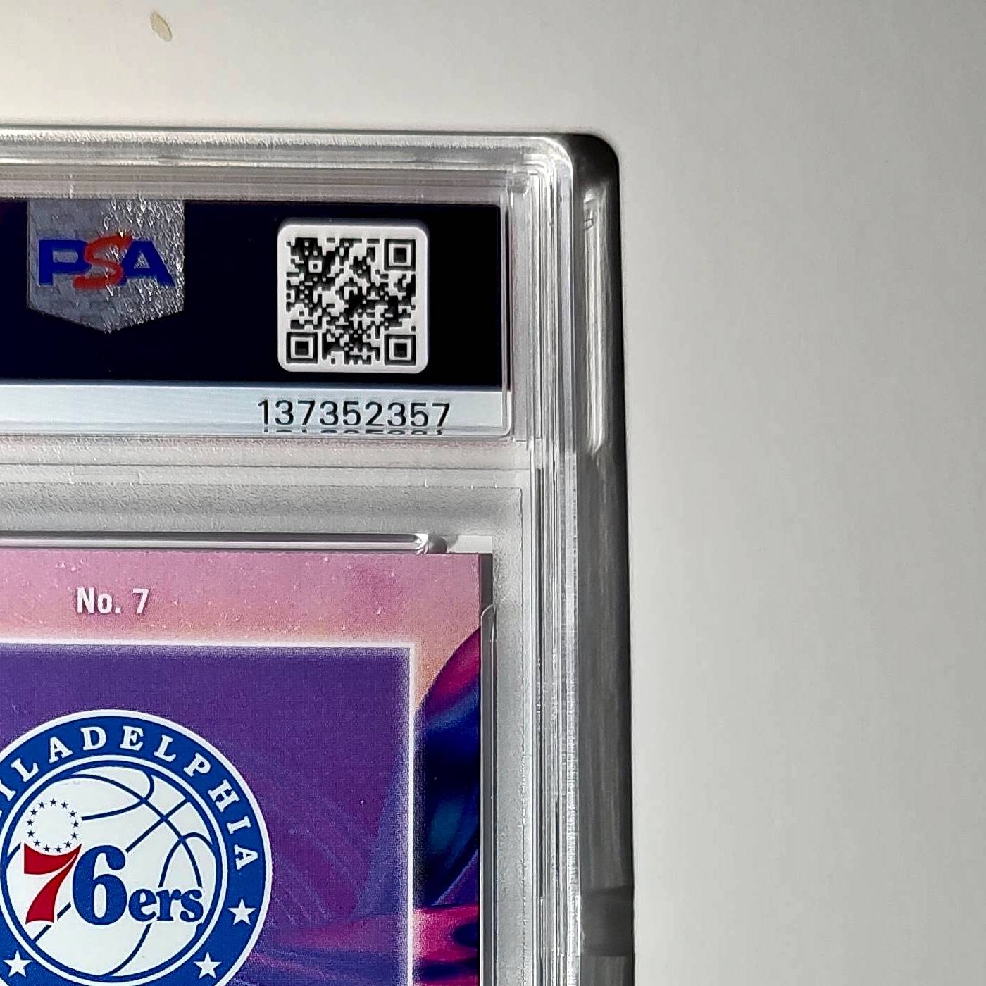 Joel Embiid 2023 Panini Hoops Premium Anti Gravity #7 PSA 10 Gem Mint