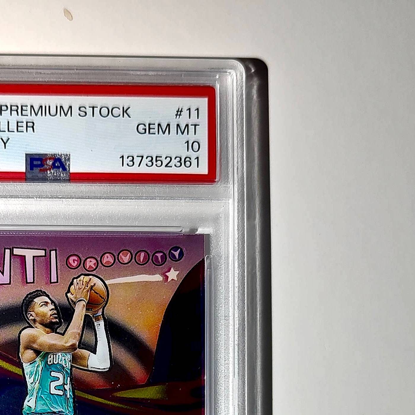 Brandon Miller 2023 Panini Hoops Premium Anti Gravity #11 PSA 10 Gem Mint