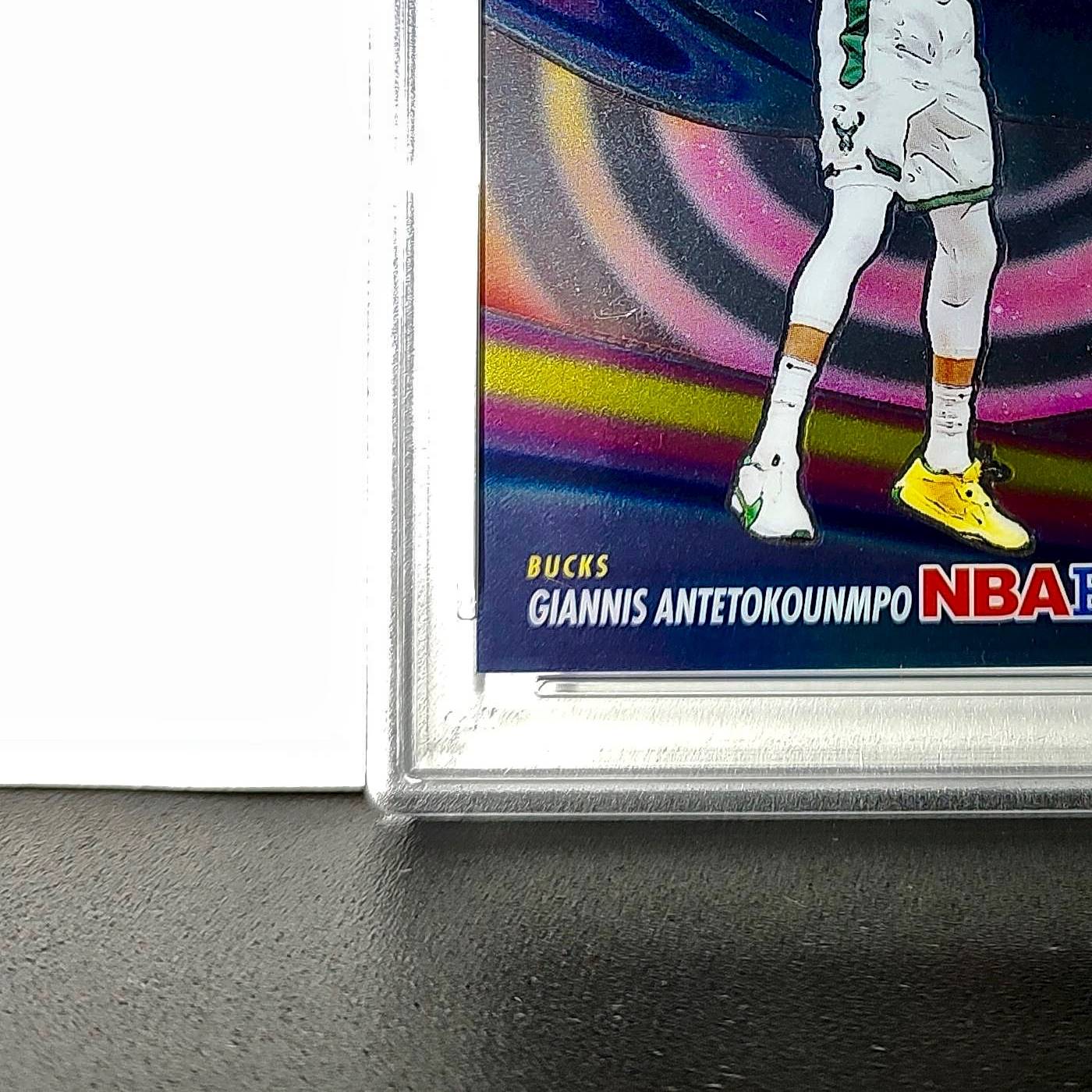 Giannis Antetokounmpo 2023 Panini Hoops Premium Anti Gravity #12 PSA 10 Gem Mint