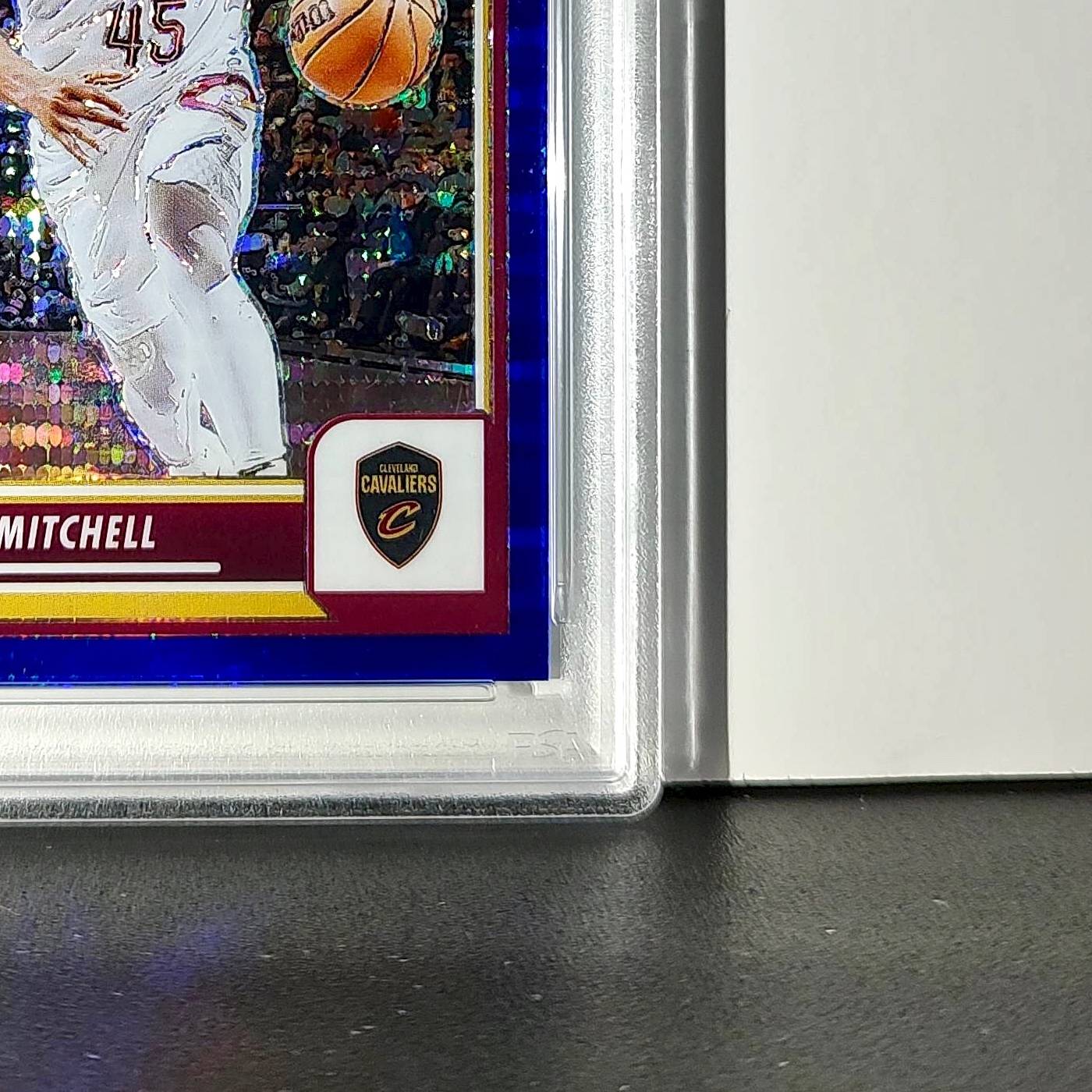 Donovan Mitchell 2023 Panini Hoops Premium #36 04/75 Blue Pulsar PSA 10 Gem Mint
