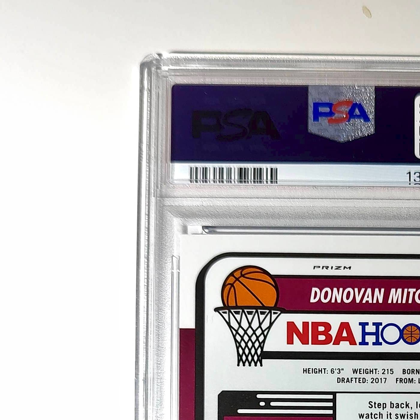 Donovan Mitchell 2023 Panini Hoops Premium #36 04/75 Blue Pulsar PSA 10 Gem Mint