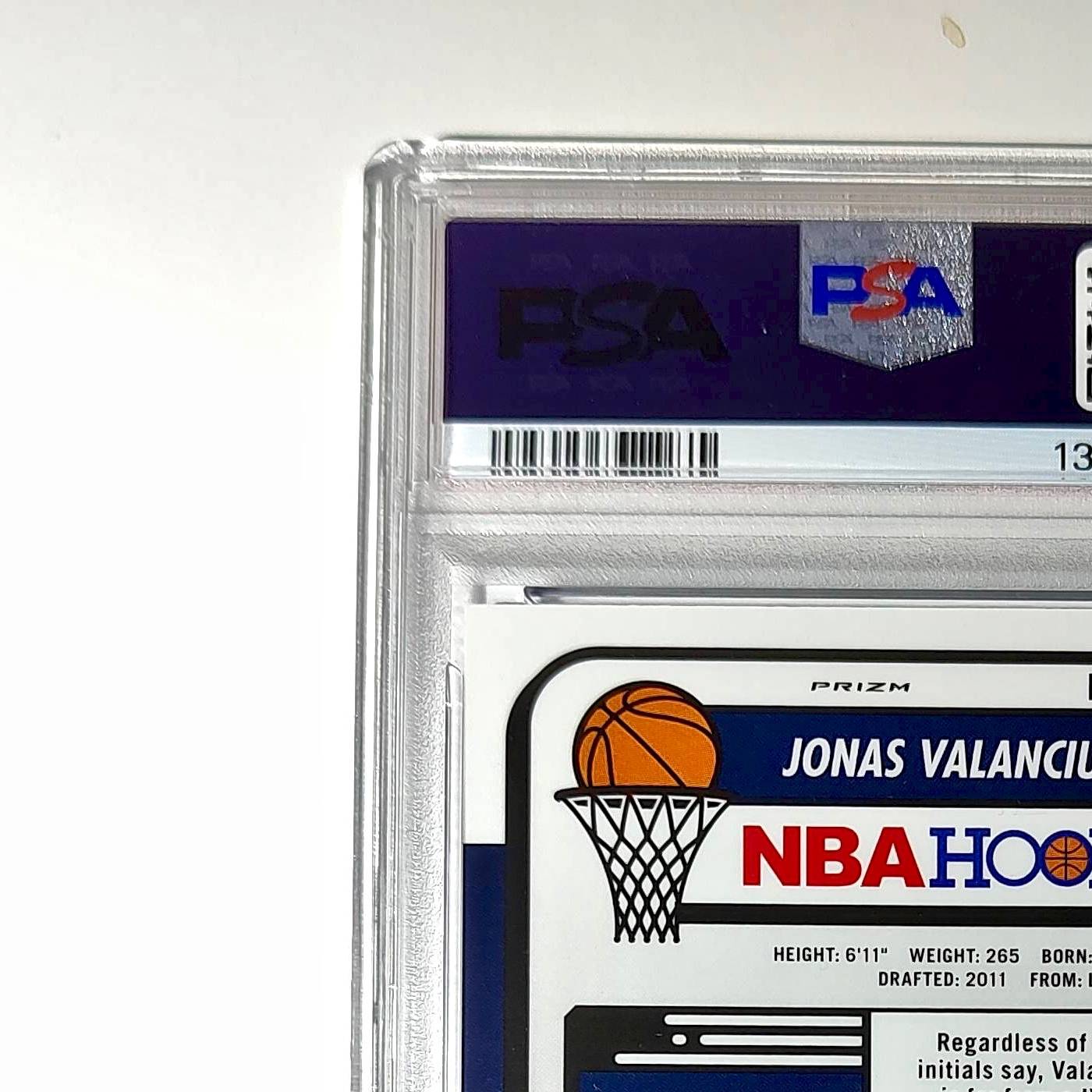 Jonas Valanciunas 2023 Panini Hoops Premium #112 40/75 Blue Pulsar PSA 10 Gem