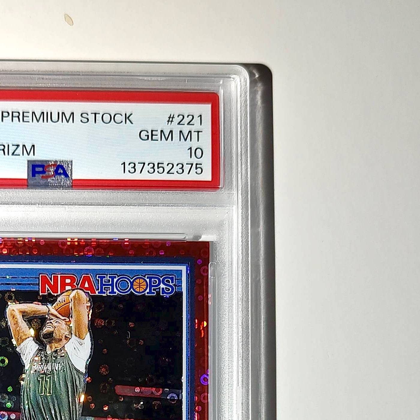 Naz Reid 2023 Panini Hoops Premium #221 59/149 Red Disco Prizm PSA 10 Gem Mint