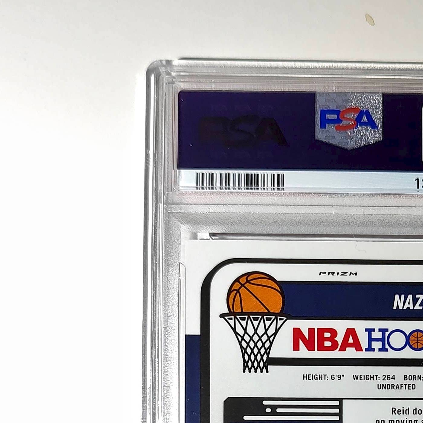 Naz Reid 2023 Panini Hoops Premium #221 59/149 Red Disco Prizm PSA 10 Gem Mint