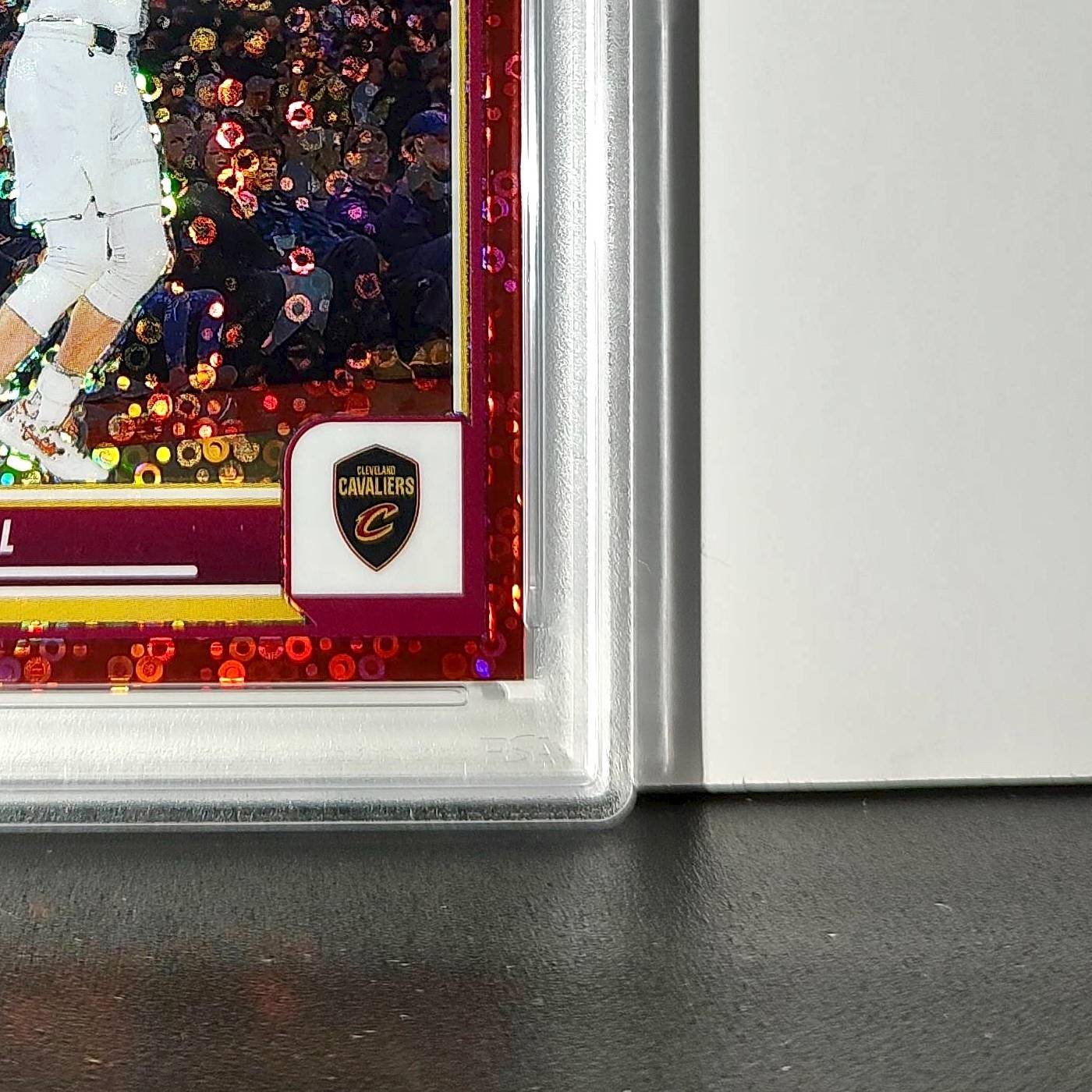 Sam Merrill 2023 Panini Hoops Premium #233 19/149 Red Disco Prizm PSA 9 Mint