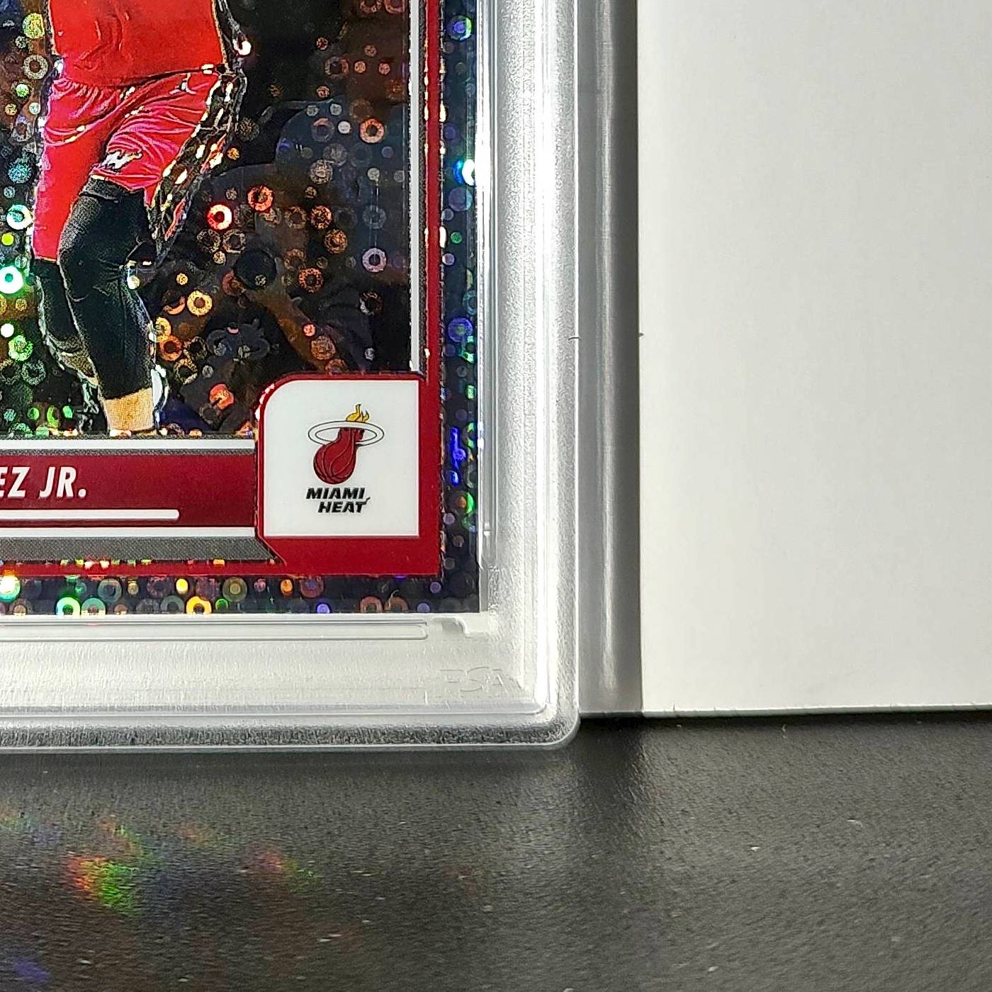 Jaime Jaquez Jr. 2023 Panini Hoops Premium #51 Disco Prizm PSA 8 NM-MT