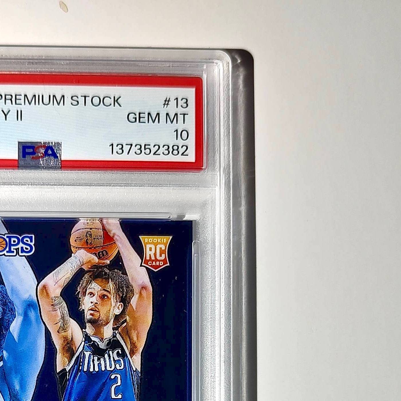 Dereck Lively II 2023 Panini Hoops Premium Sheesh #13 PSA 10 Gem Mint