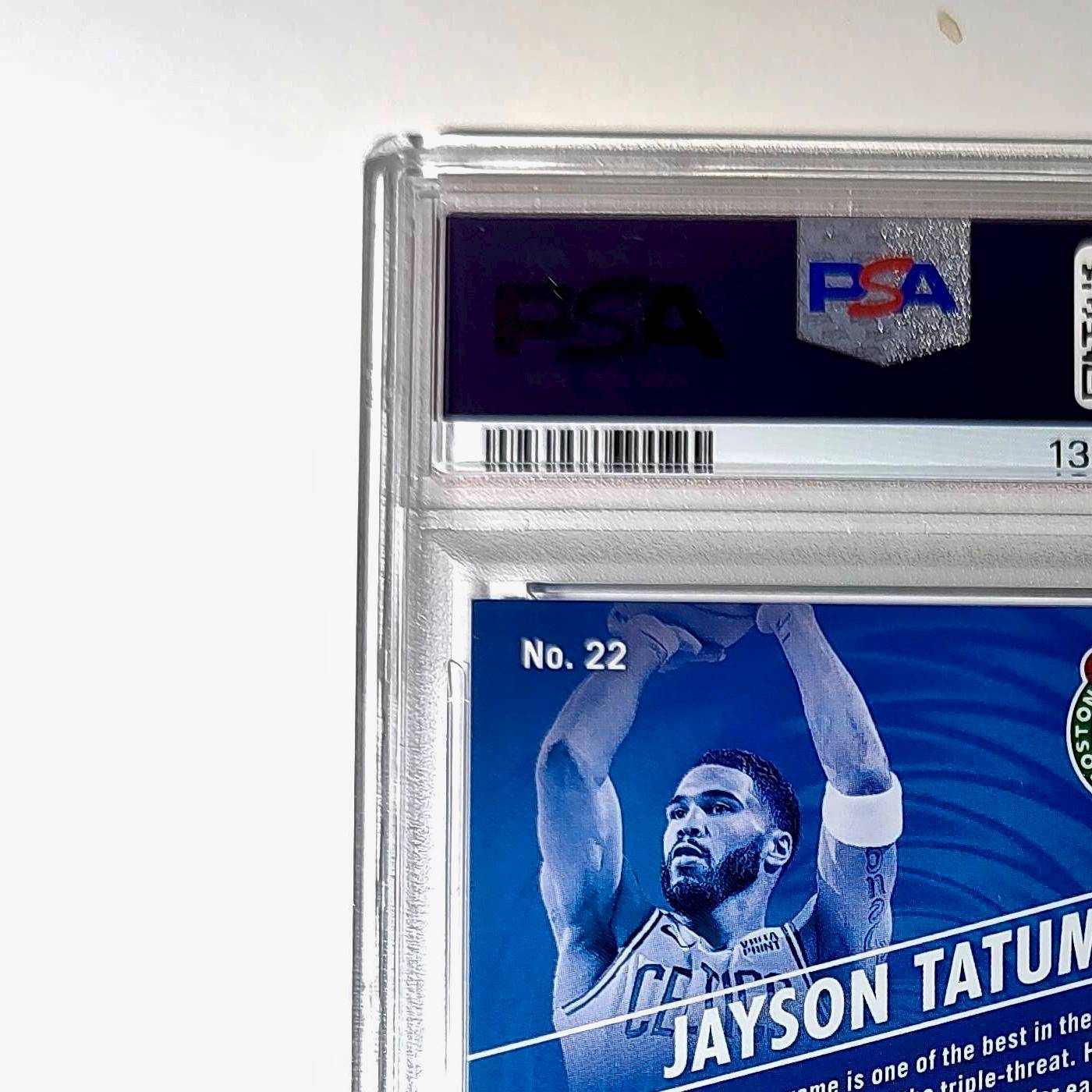 Jayson Tatum 2023 Panini Hoops Premium Sheesh #22 Disco Prizm PSA 10 Gem Mint