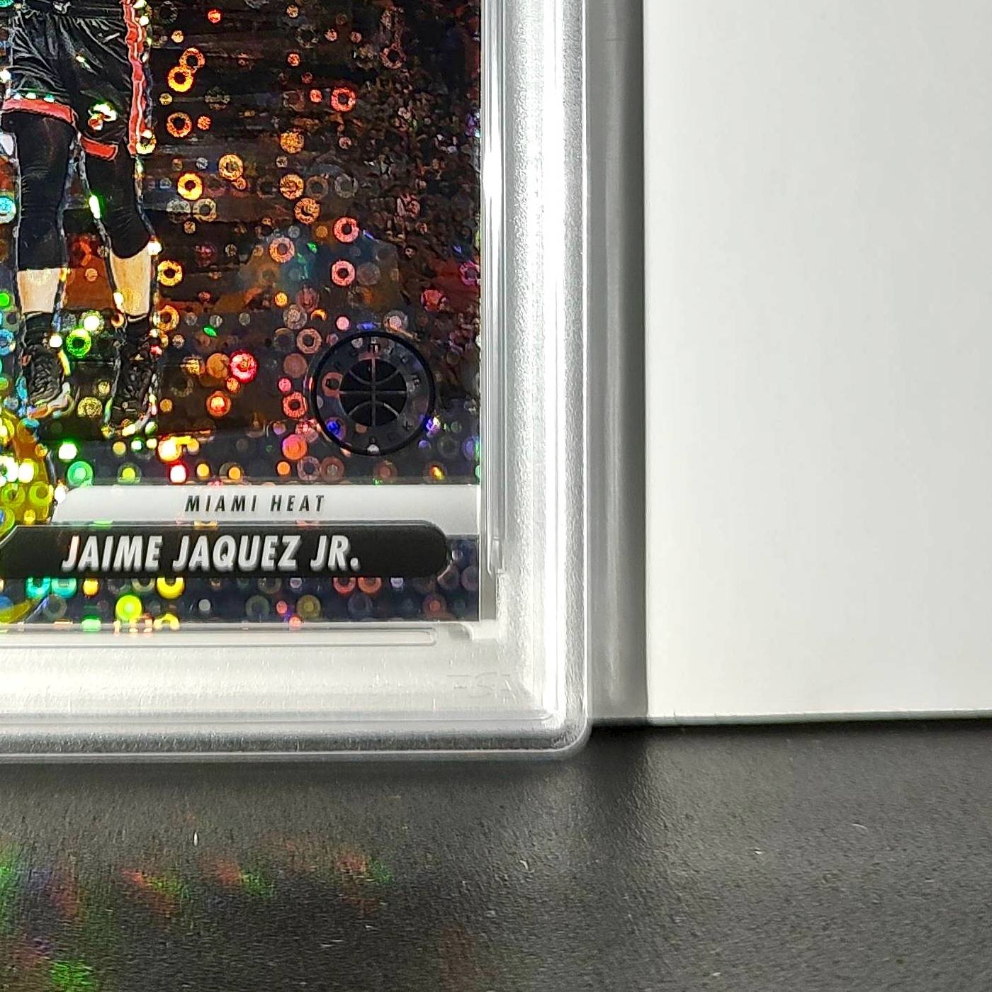 Jaime Jaquez Jr. 2023 Panini Hoops Premium Attack the Rack #1 Disco Prizm PSA 9