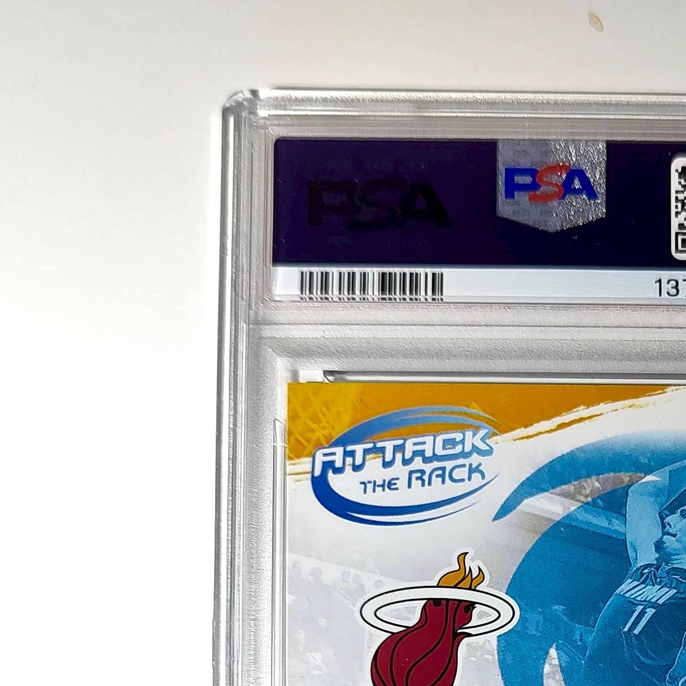 Jaime Jaquez Jr. 2023 Panini Hoops Premium Attack the Rack #1 Disco Prizm PSA 9