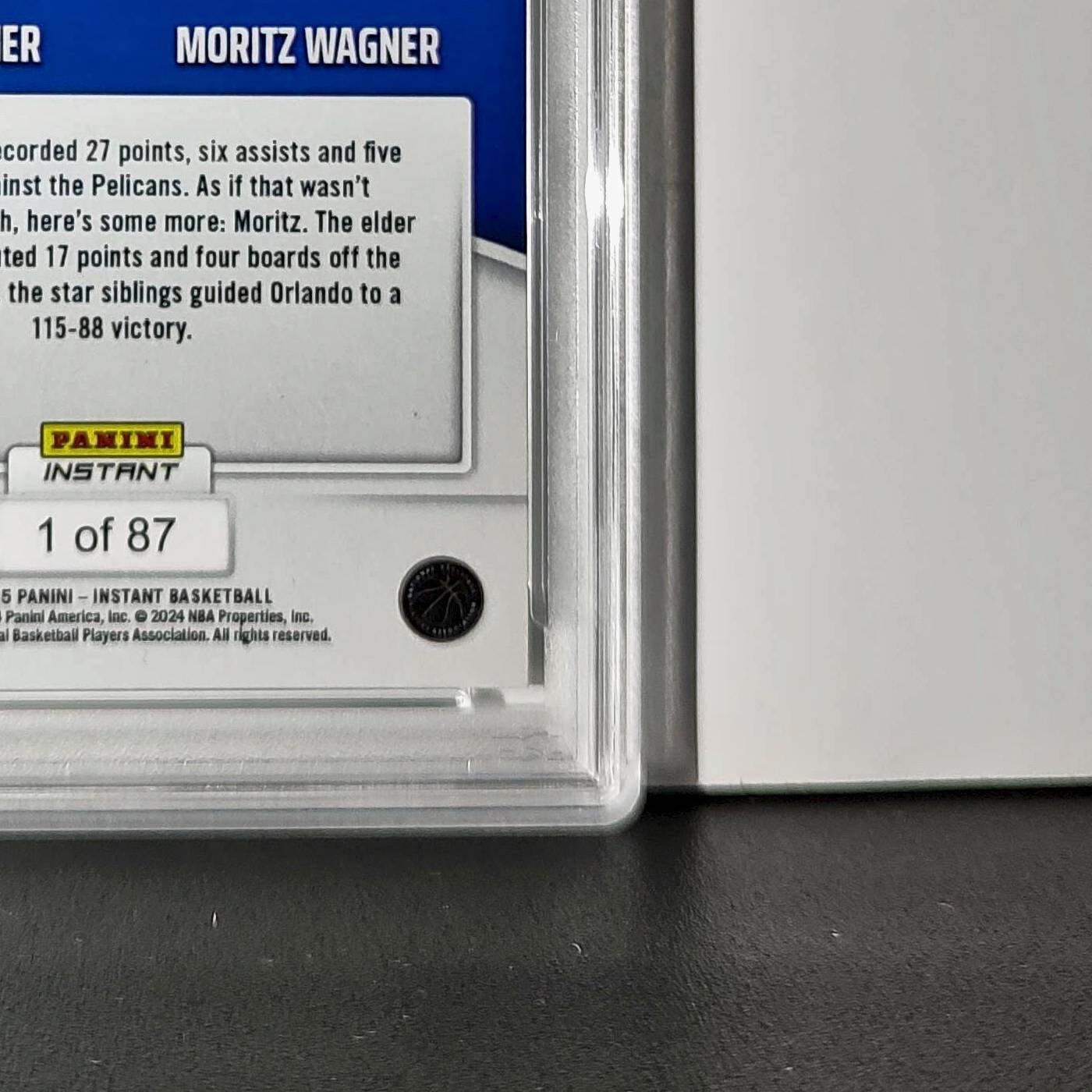 Franz Wagner / Moritz Wagner 2024 Panini NBA #90 Basketball PSA 9 Mint