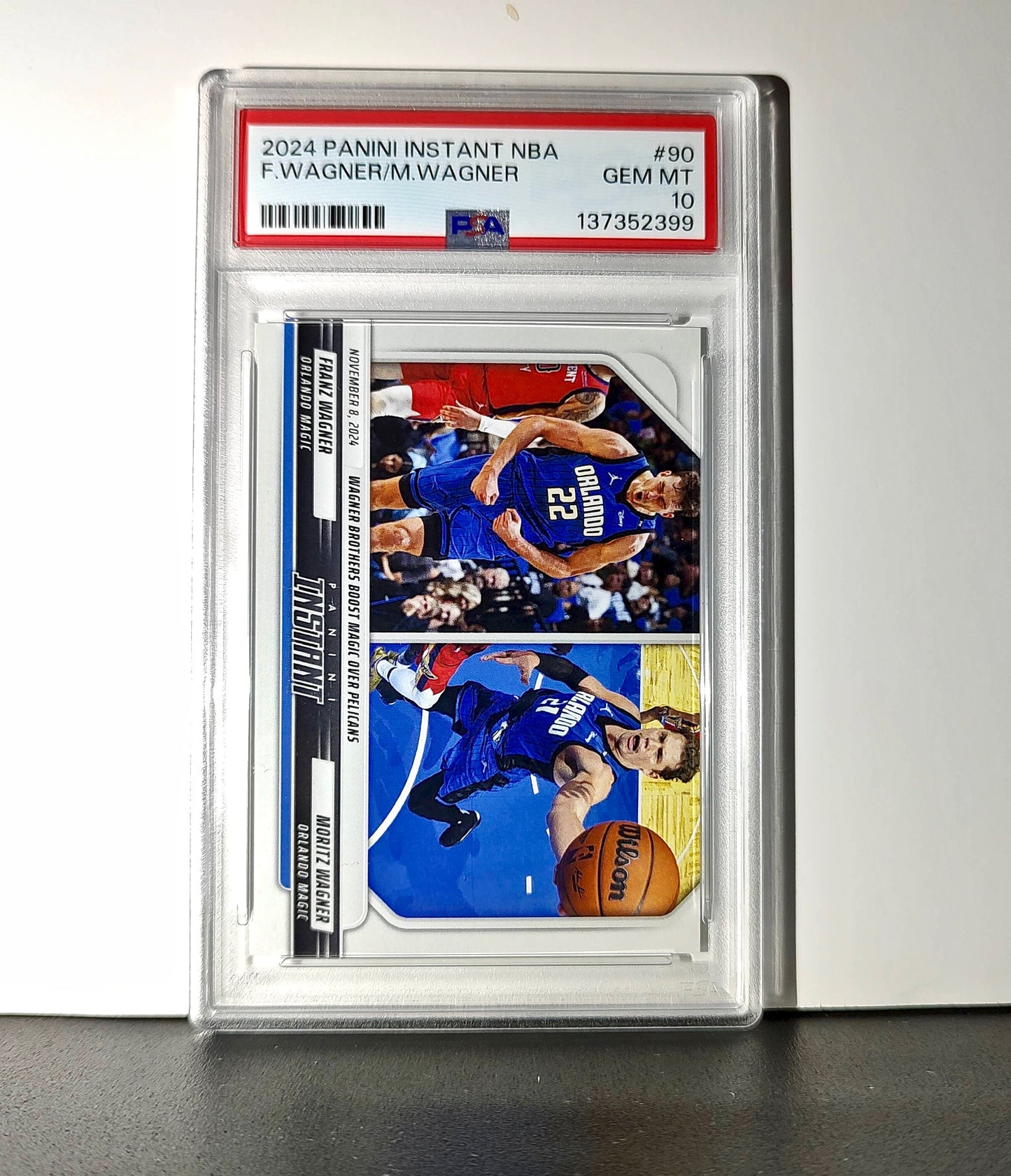 Franz Wagner / Moritz Wagner 2024 Panini NBA #90 Basketball PSA 10 Gem Mint