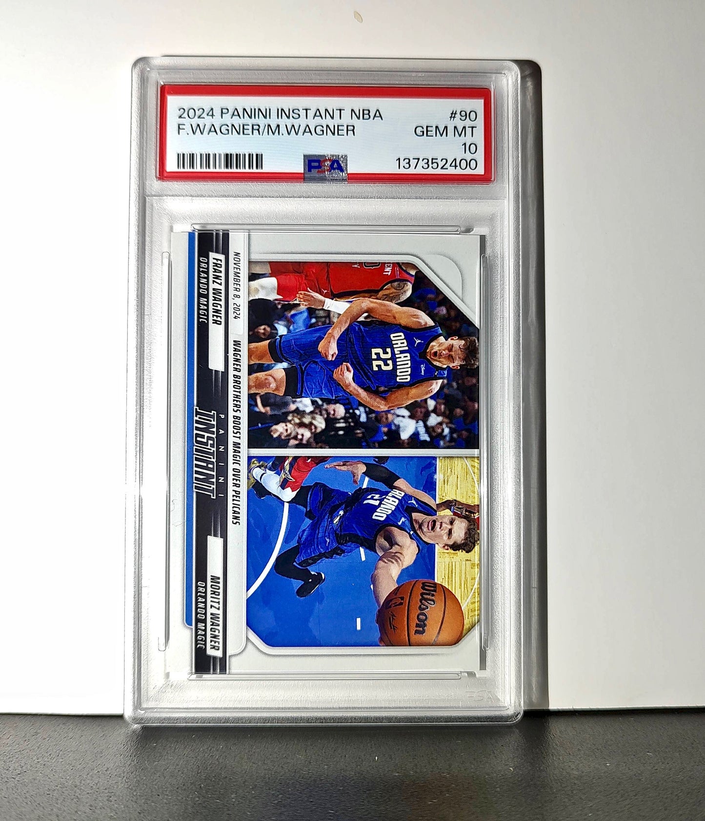 Franz Wagner / Moritz Wagner 2024 Panini NBA #90 Basketball PSA 10 Gem Mint