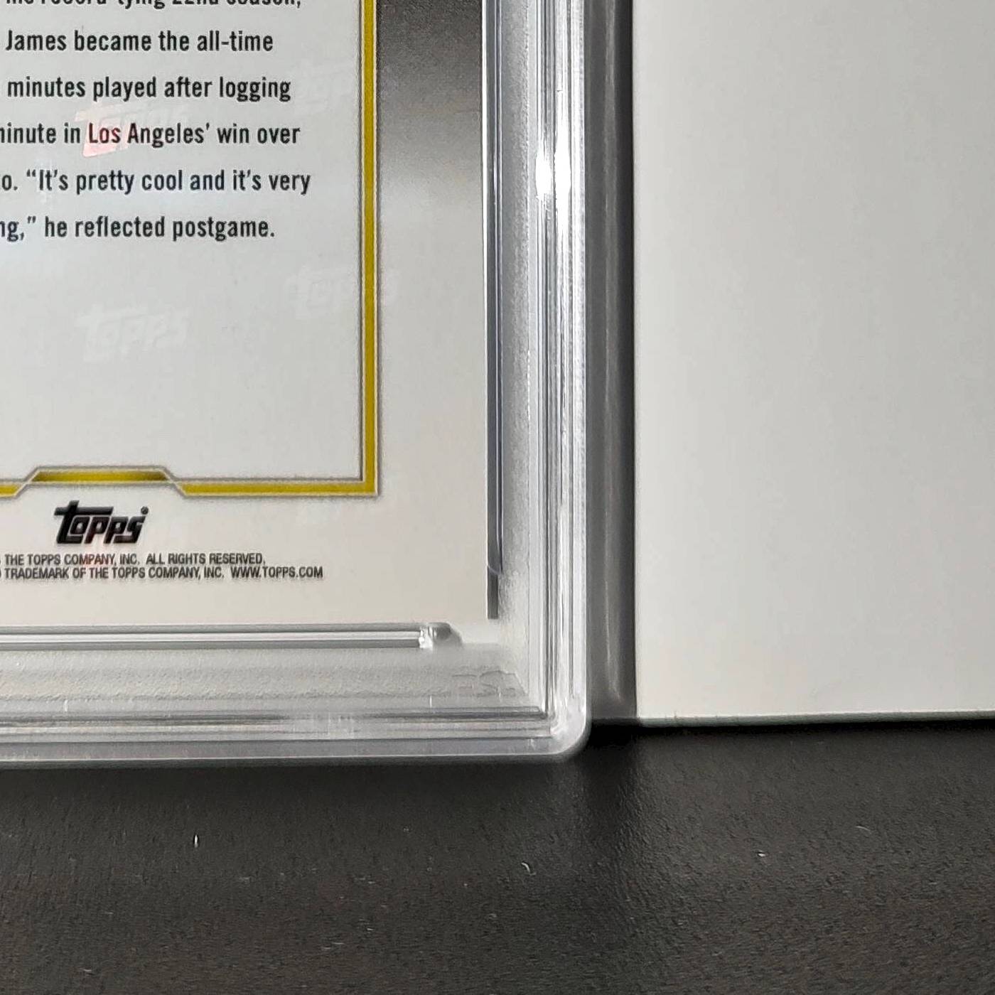 LeBron James 2024 Topps Now #10 All-Time Leader Minutes Played PSA 10 Gem Mint