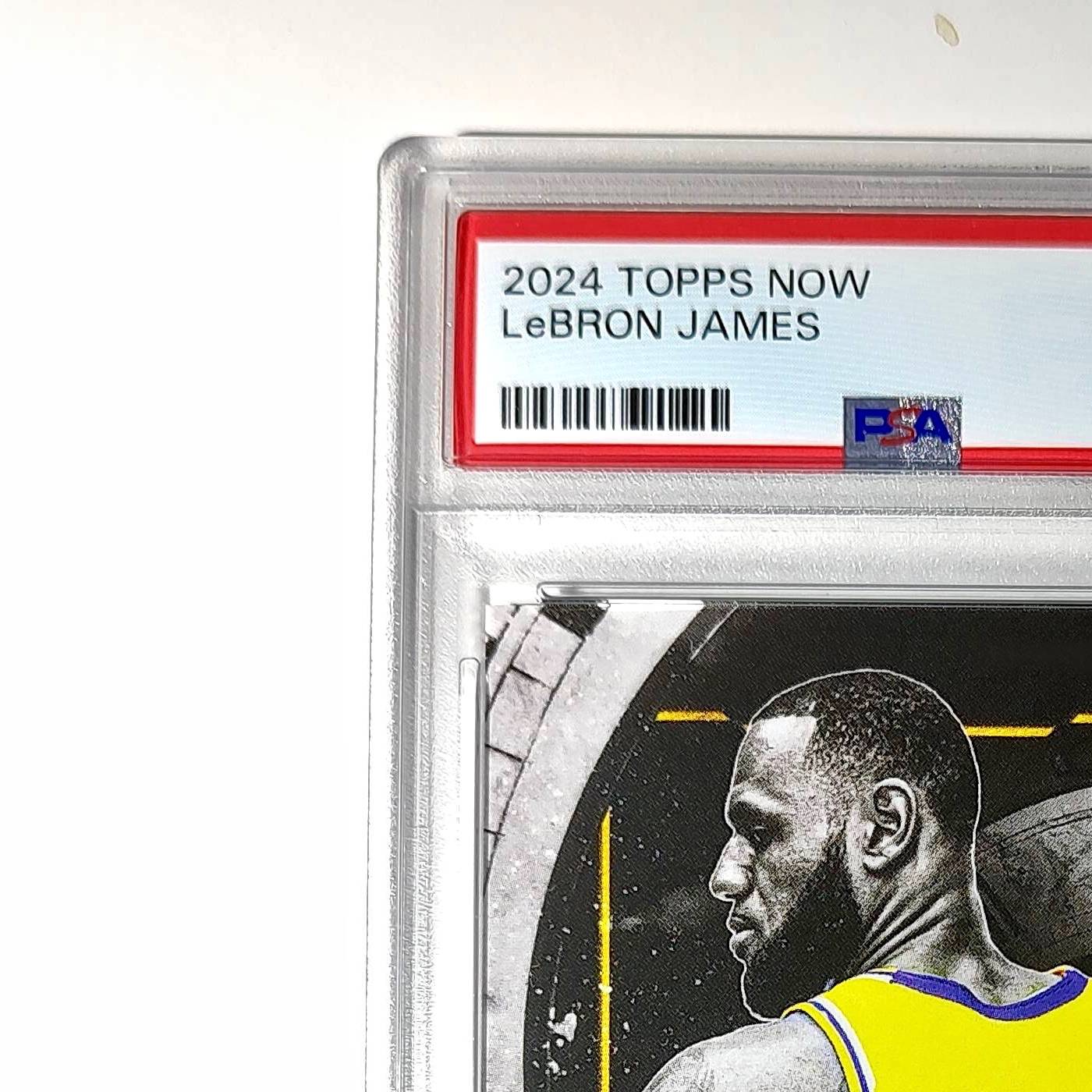 LeBron James 2024 Topps Now #10 All-Time Leader Minutes Played PSA 9 Mint