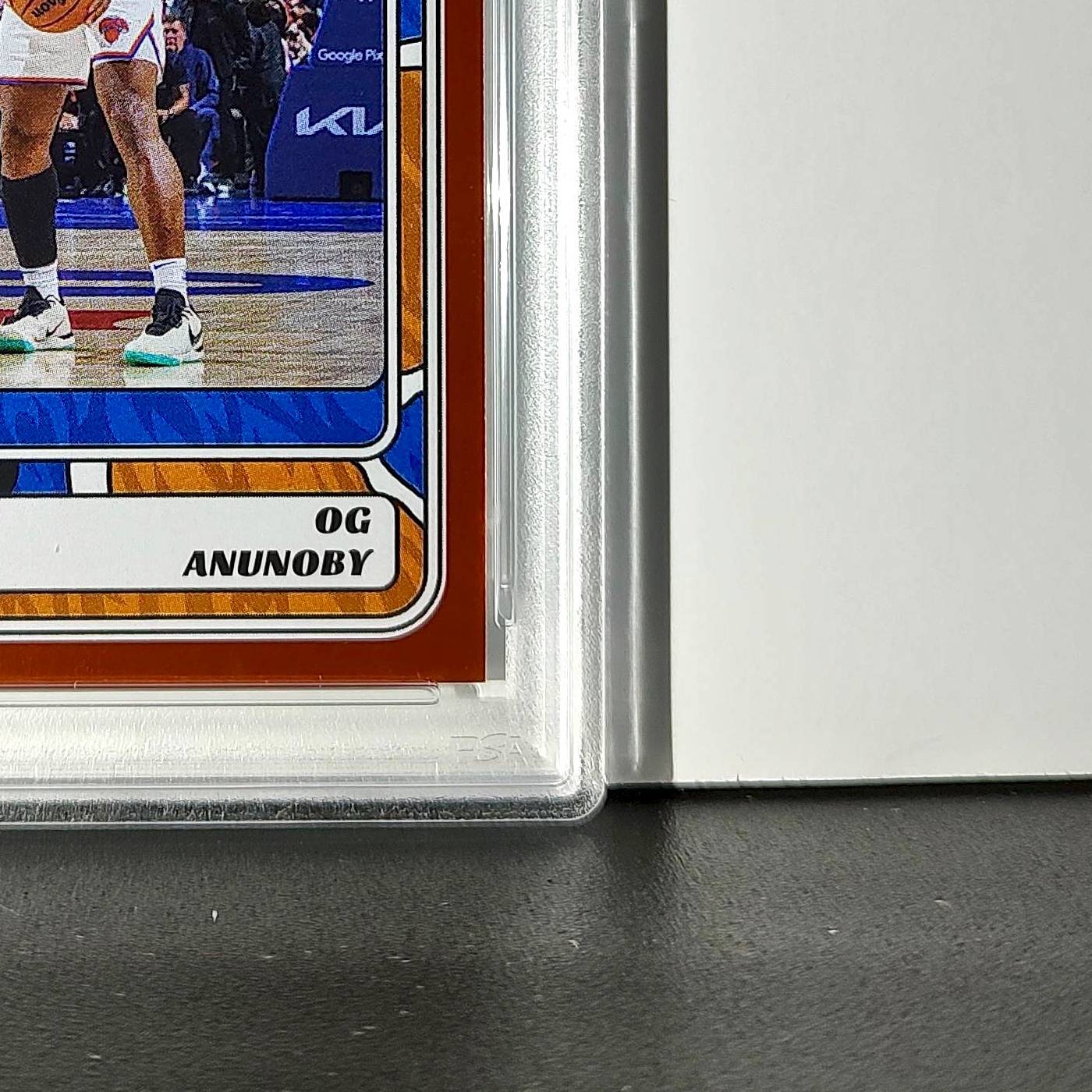 OG Anunoby 2024-25 Panini NBA #8 Sticker 47/50 Orange Foil PSA 7 NM